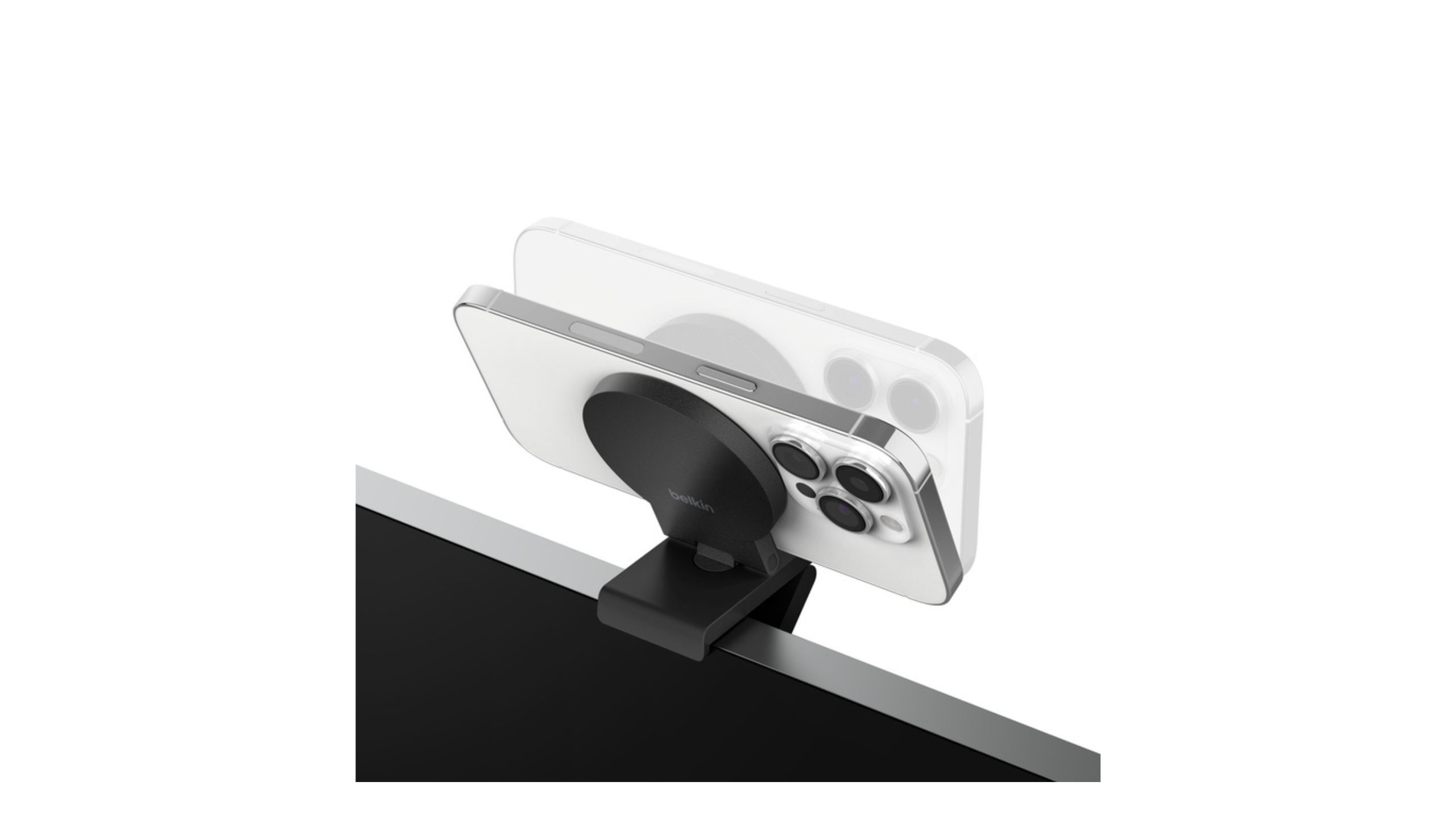 iPhone Mount with MagSafe for Mac Desktops and Displays. 