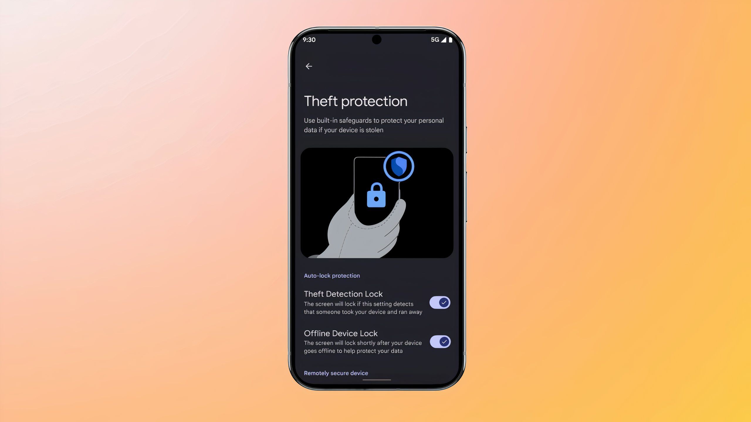 Android 15 theft prevention