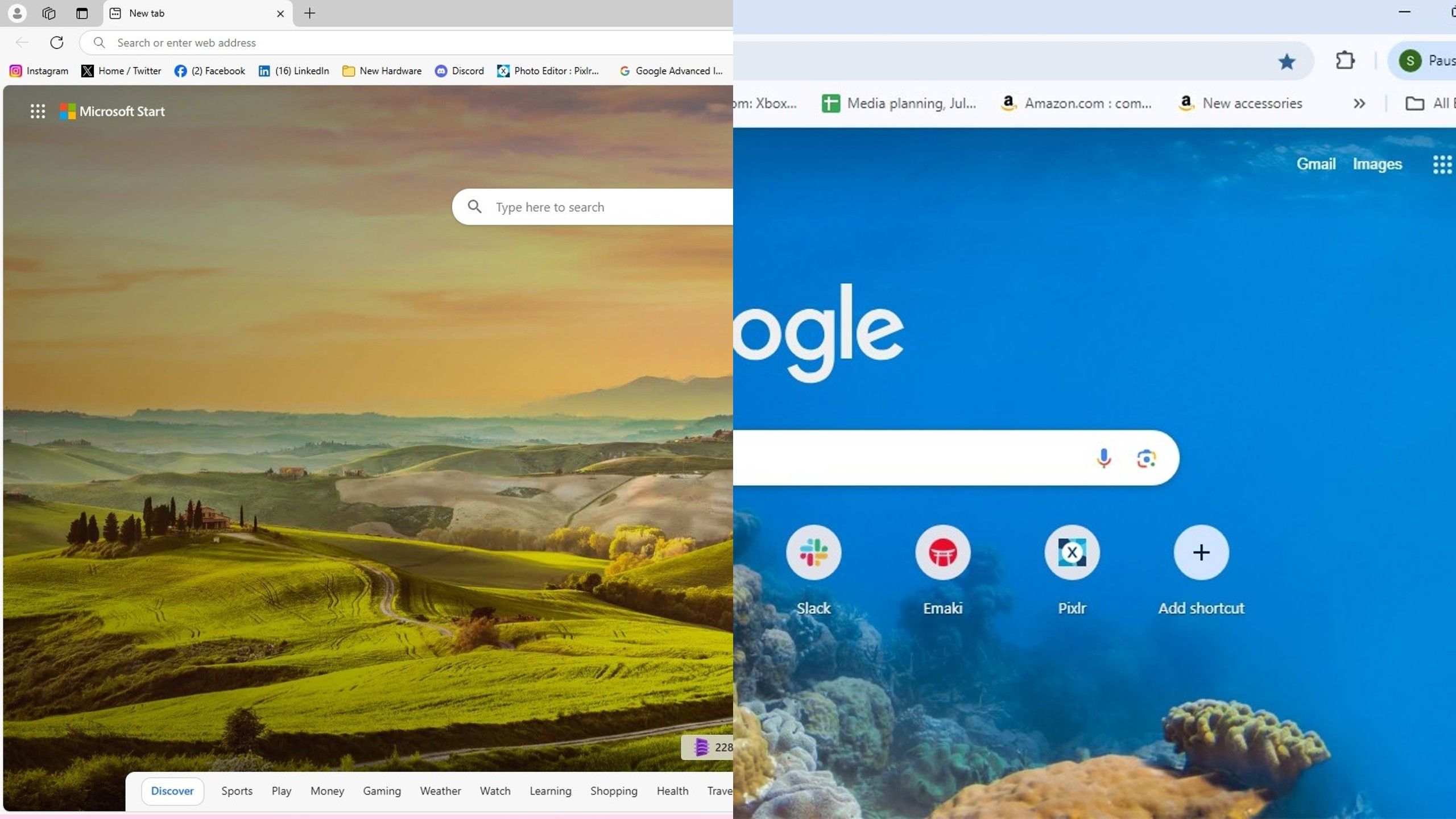 I tested Google Chrome against Microsoft Edge and this is the browser I liked better