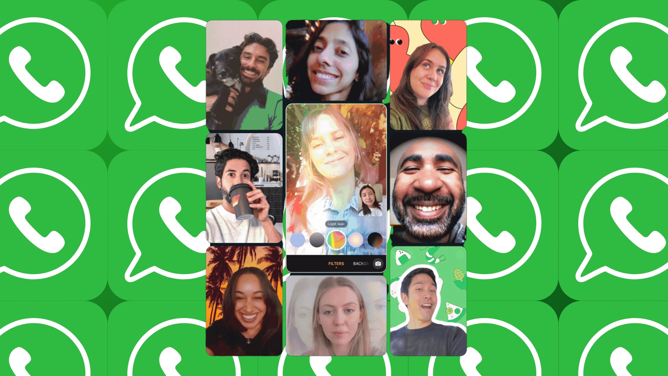 WhatsApp adds backgrounds and filters to video calls