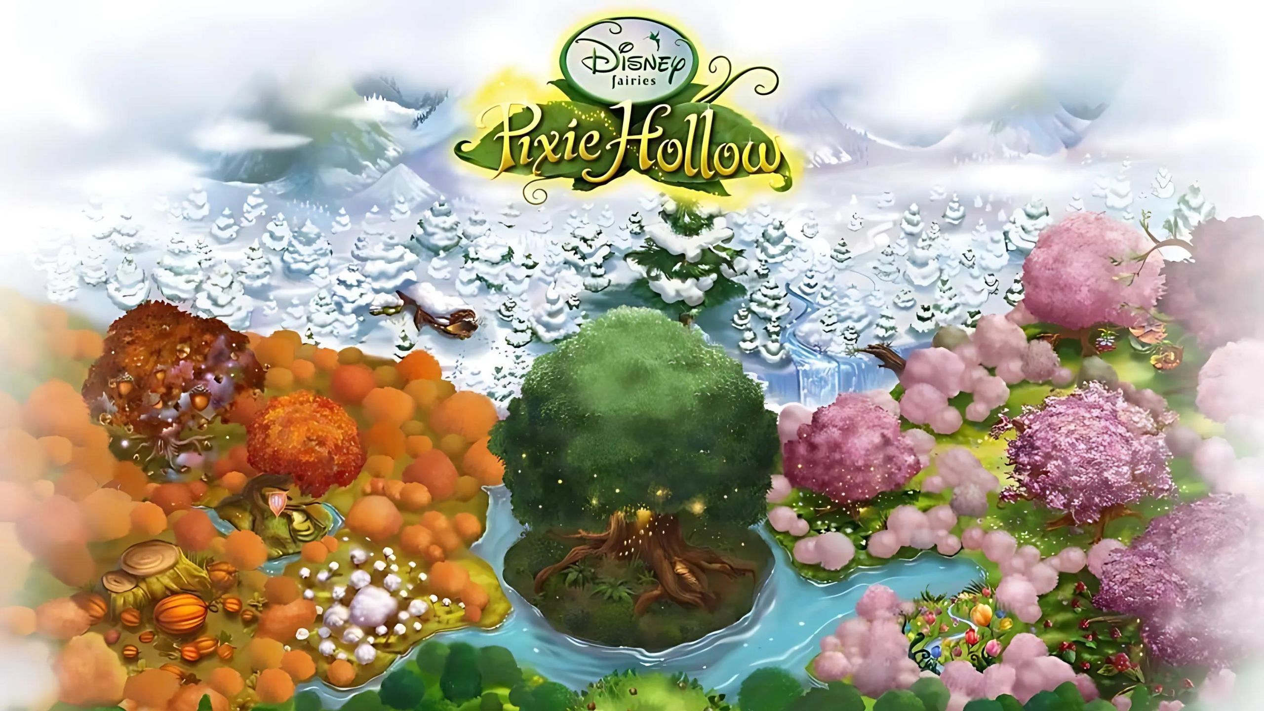 Pixie Hollow map