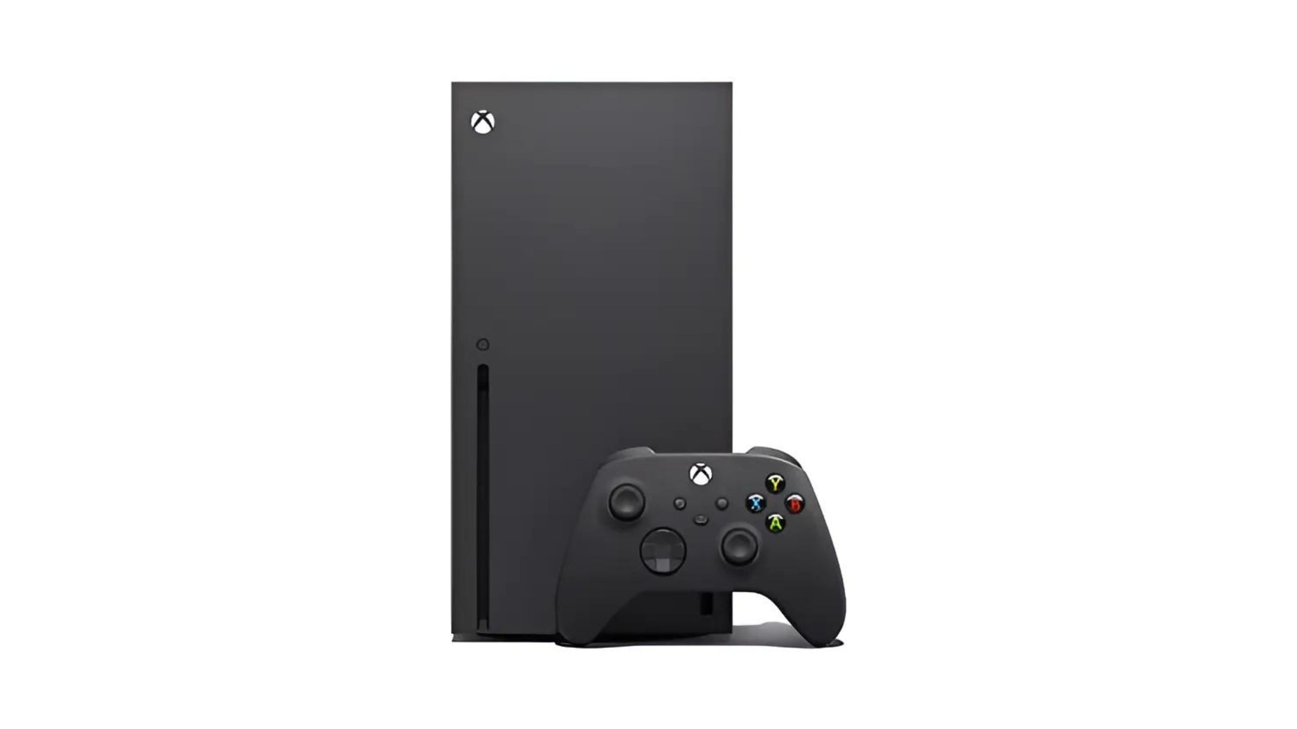 Bộ điều khiển và bảng điều khiển Microsoft Xbox Series X.