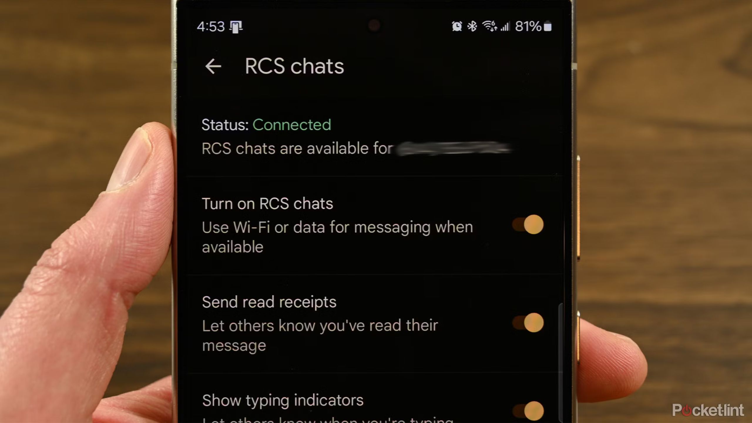 Google Messages RCS Chat