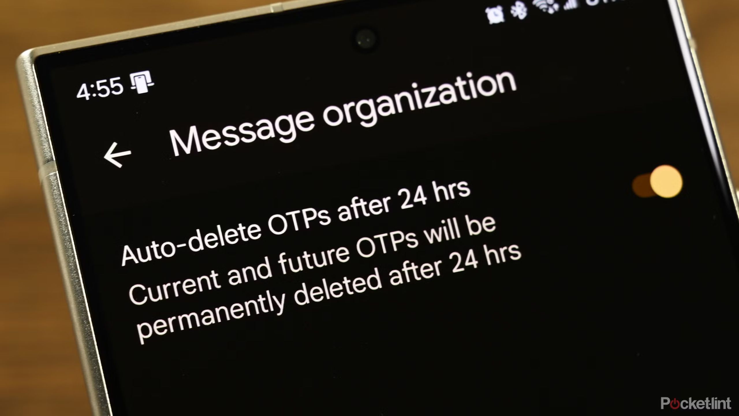 Google Messages Auto Delete OTP