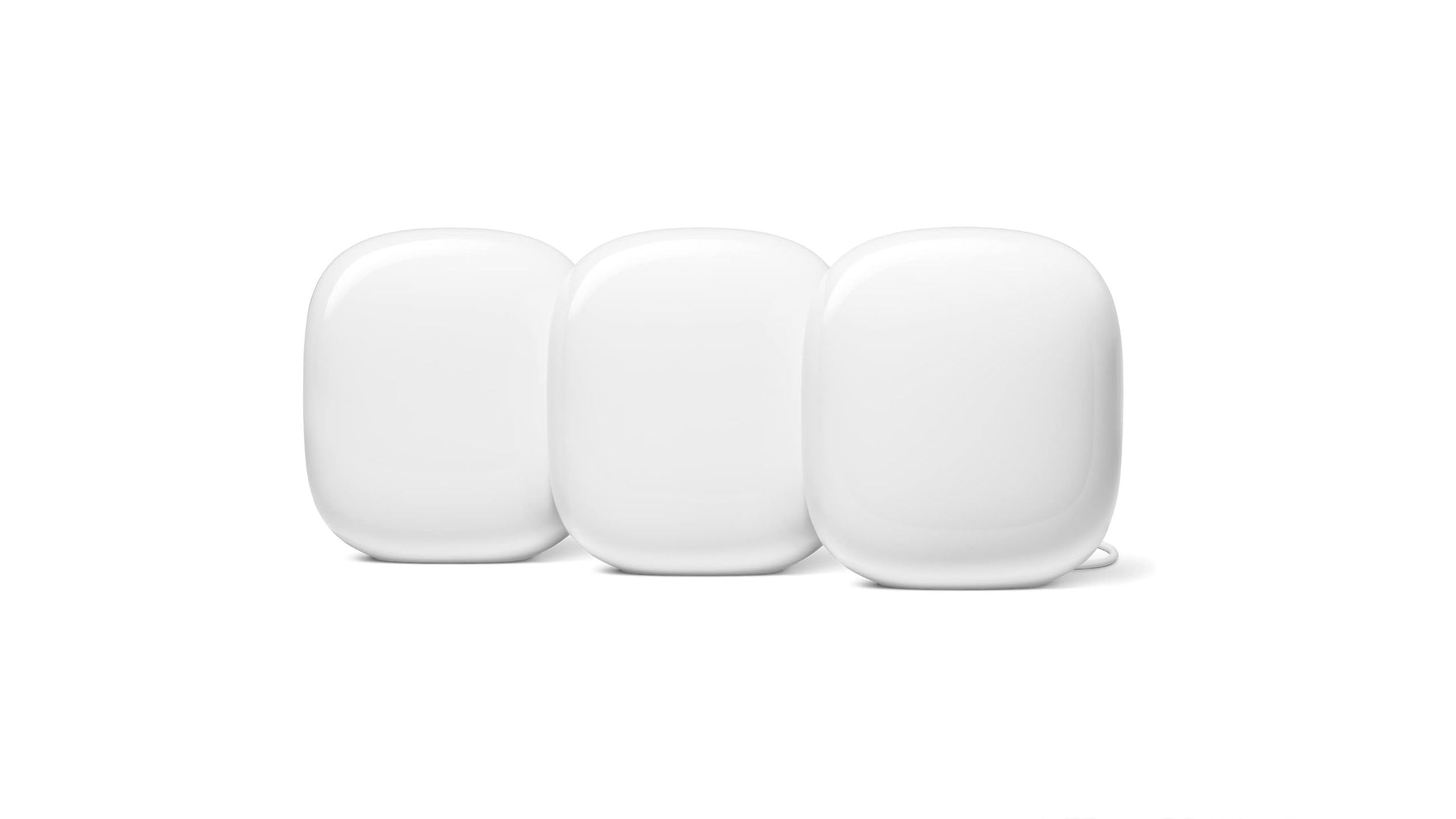 Google Nest WiFi Pro 6E Home Wi-Fi System 3 Pack Snow