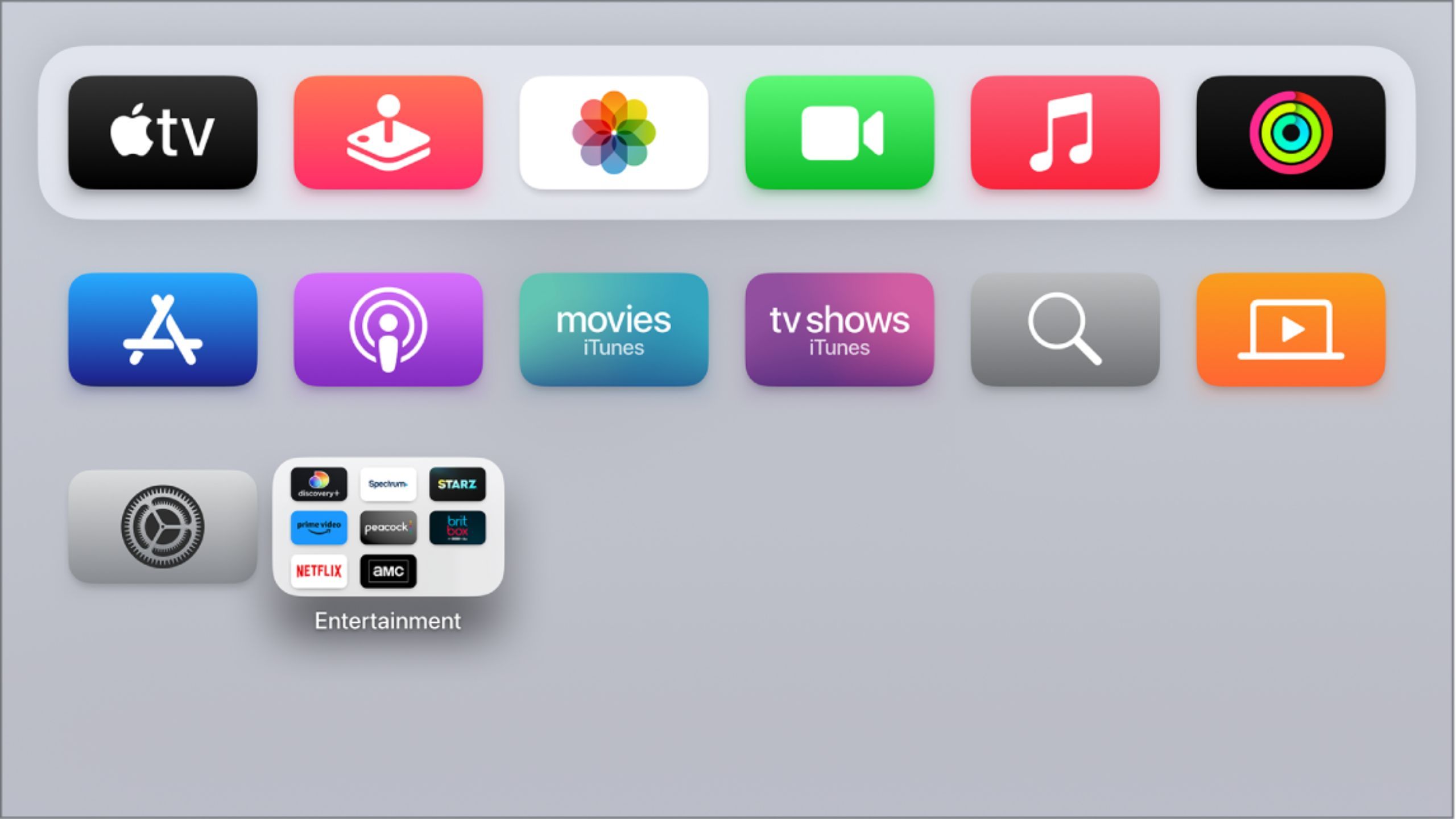 Apple TV 4K 폴더