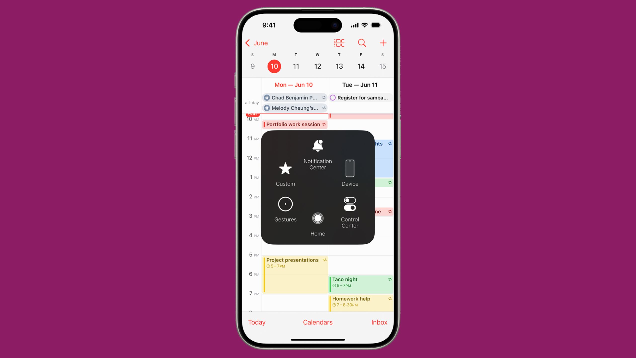 AssistiveTouch in iOS 18.
