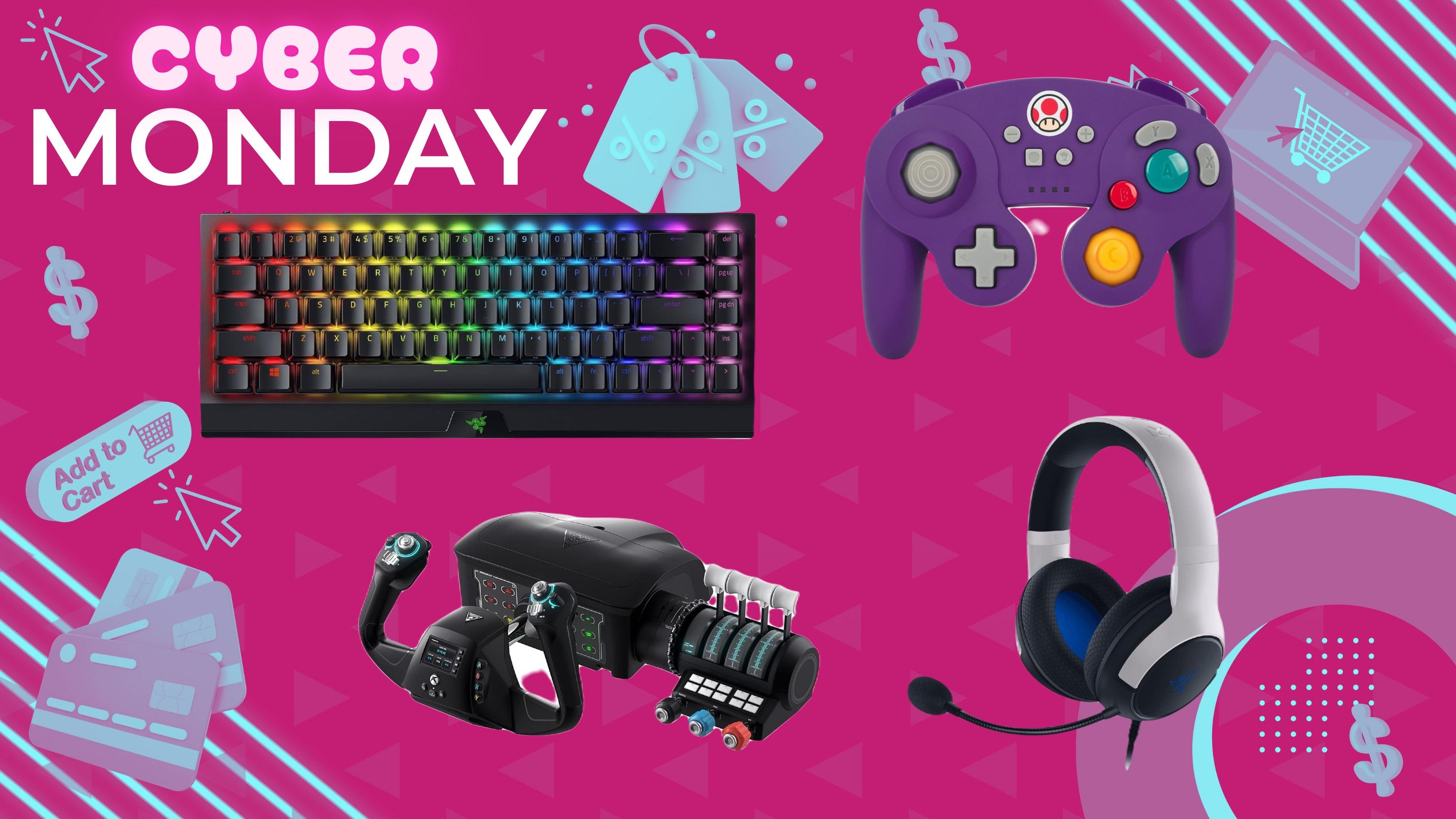 Best Cyber Monday gaming hardware deals