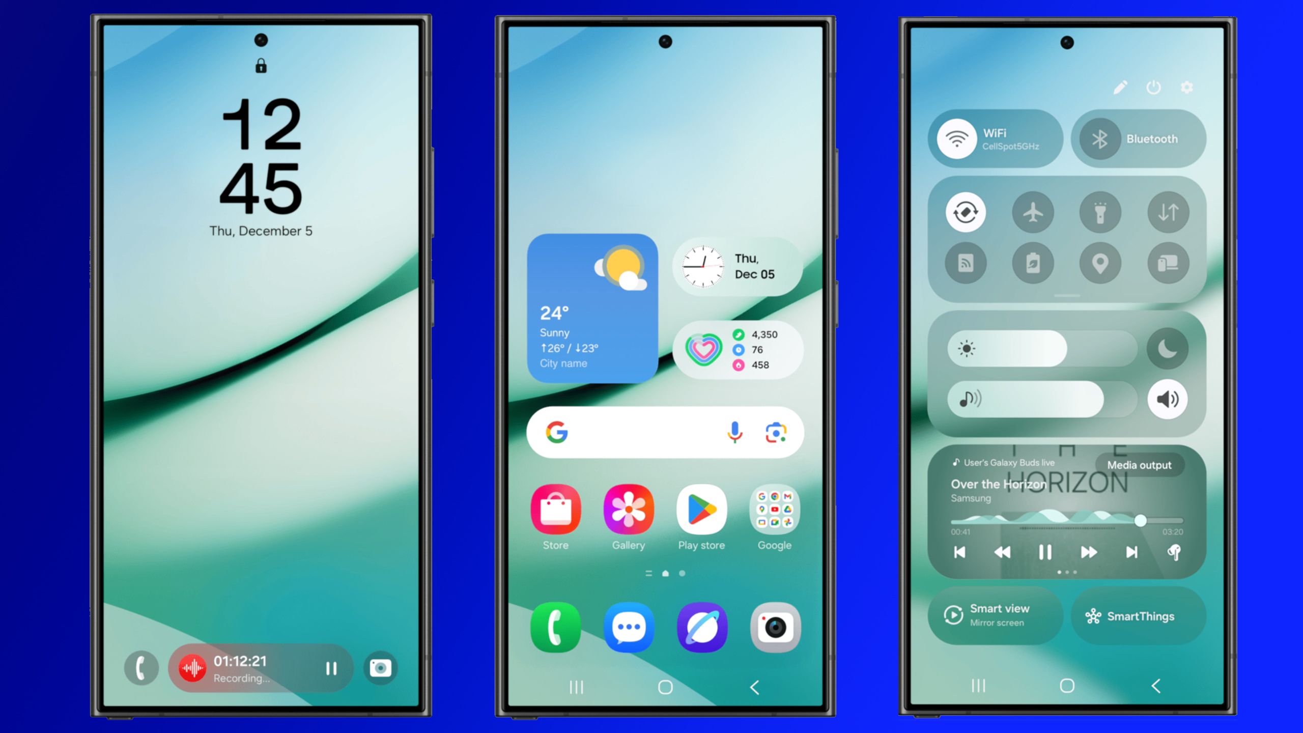 Giao diện Samsung One UI 7 trên điện thoại Galaxy