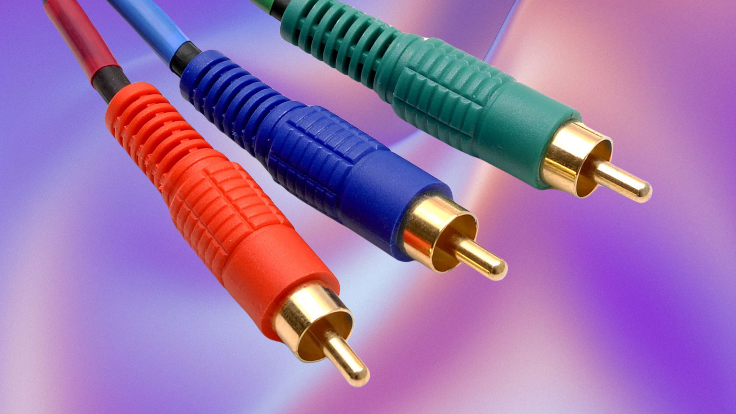 The tips of some component cables.