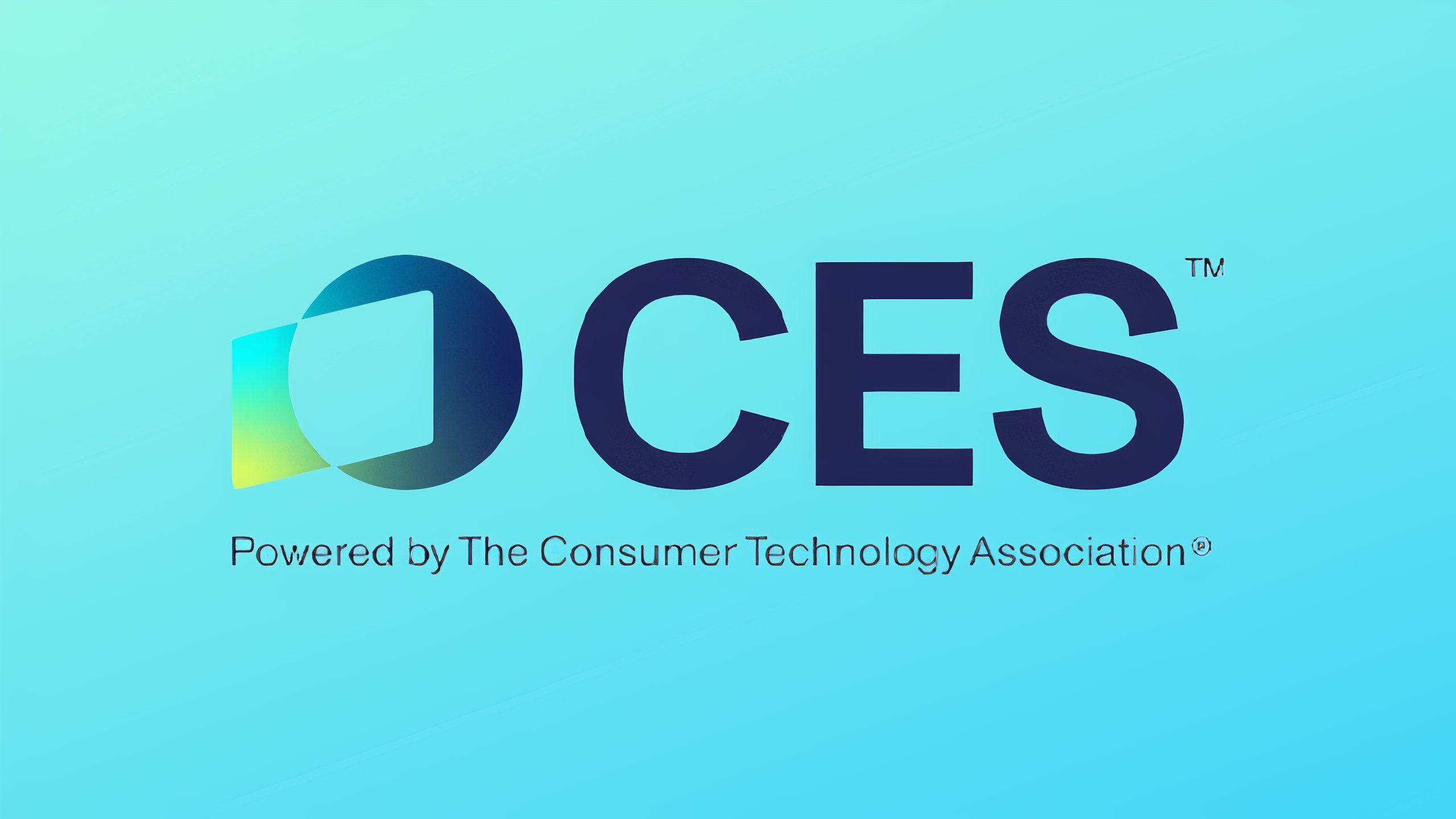 CES logo on a colored backdrop