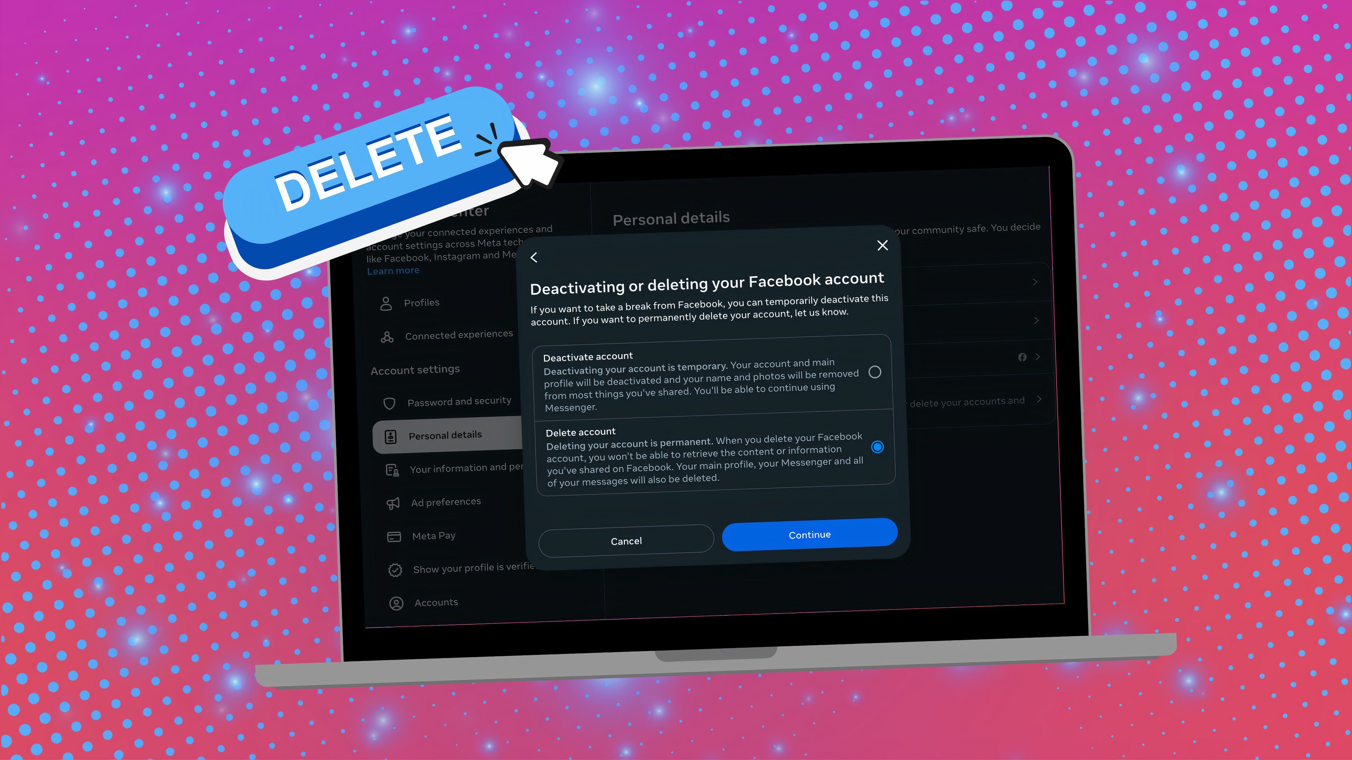 How to delete your Facebook account for good