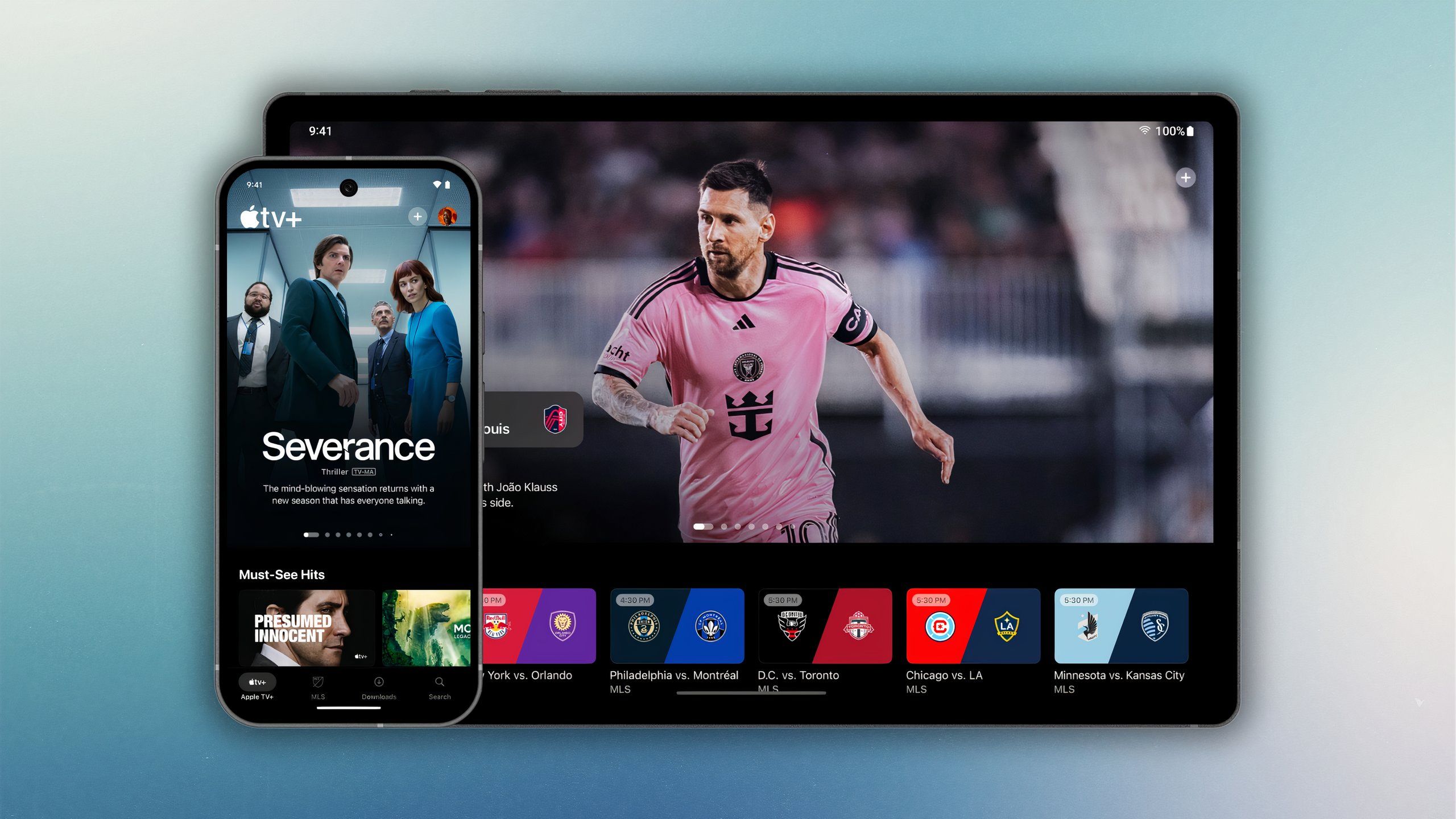 Apple TV+ Android app promo image