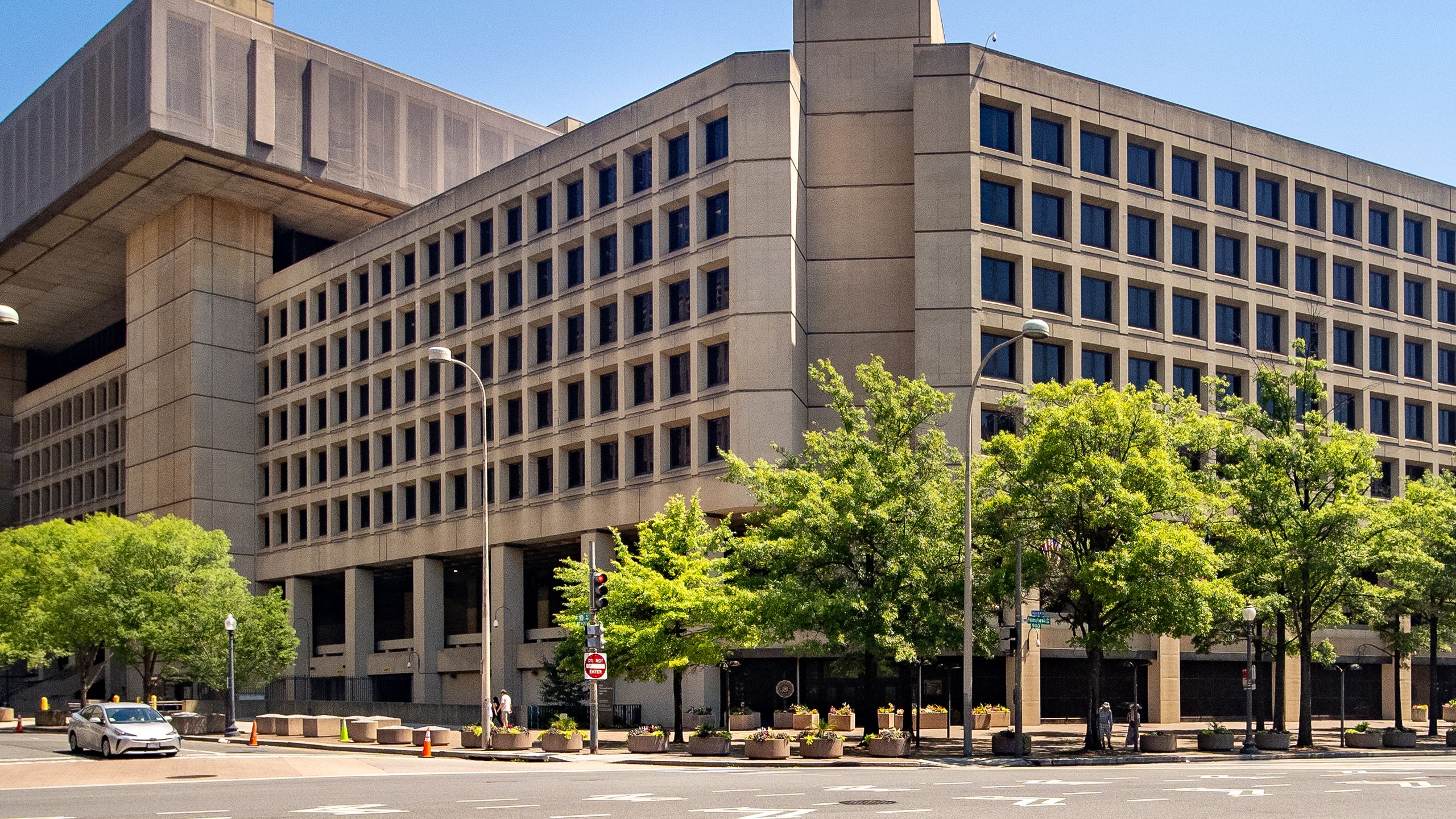 The FBI's J. Edgar Hoover Building in Washington, DC.