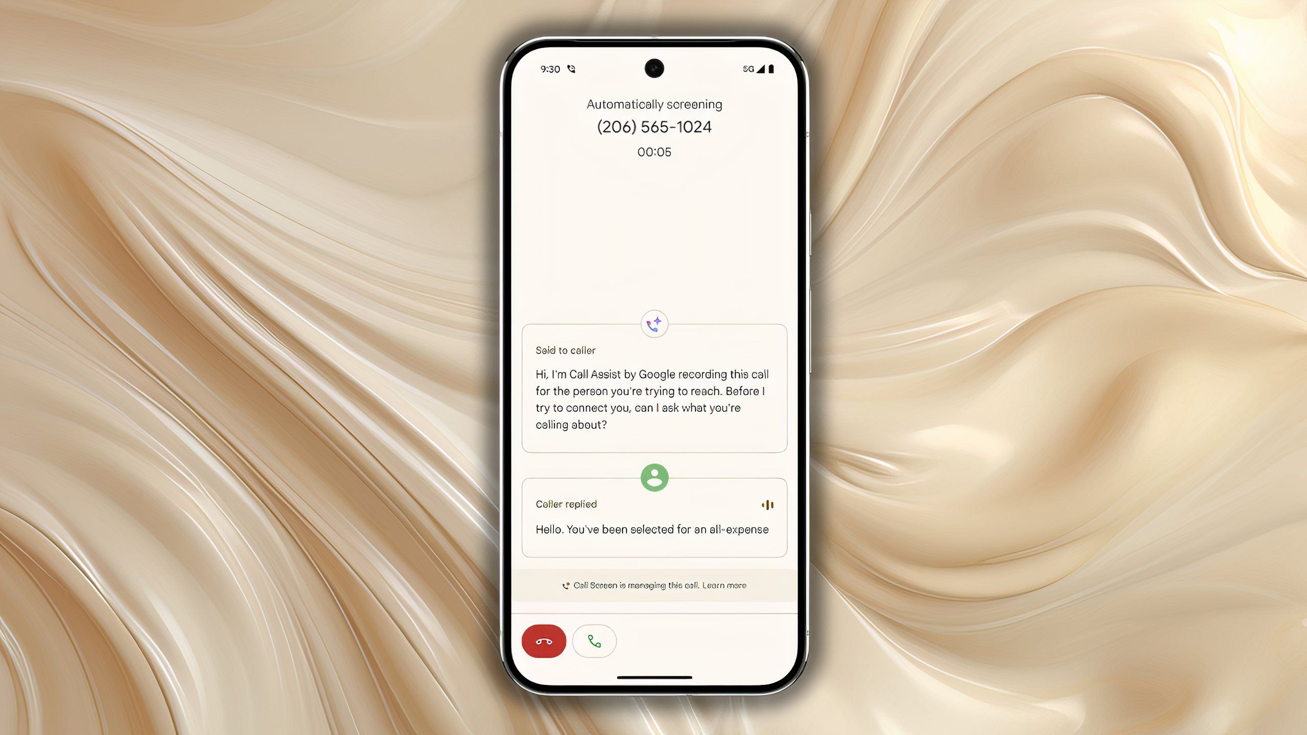 Google Pixel Call Screening