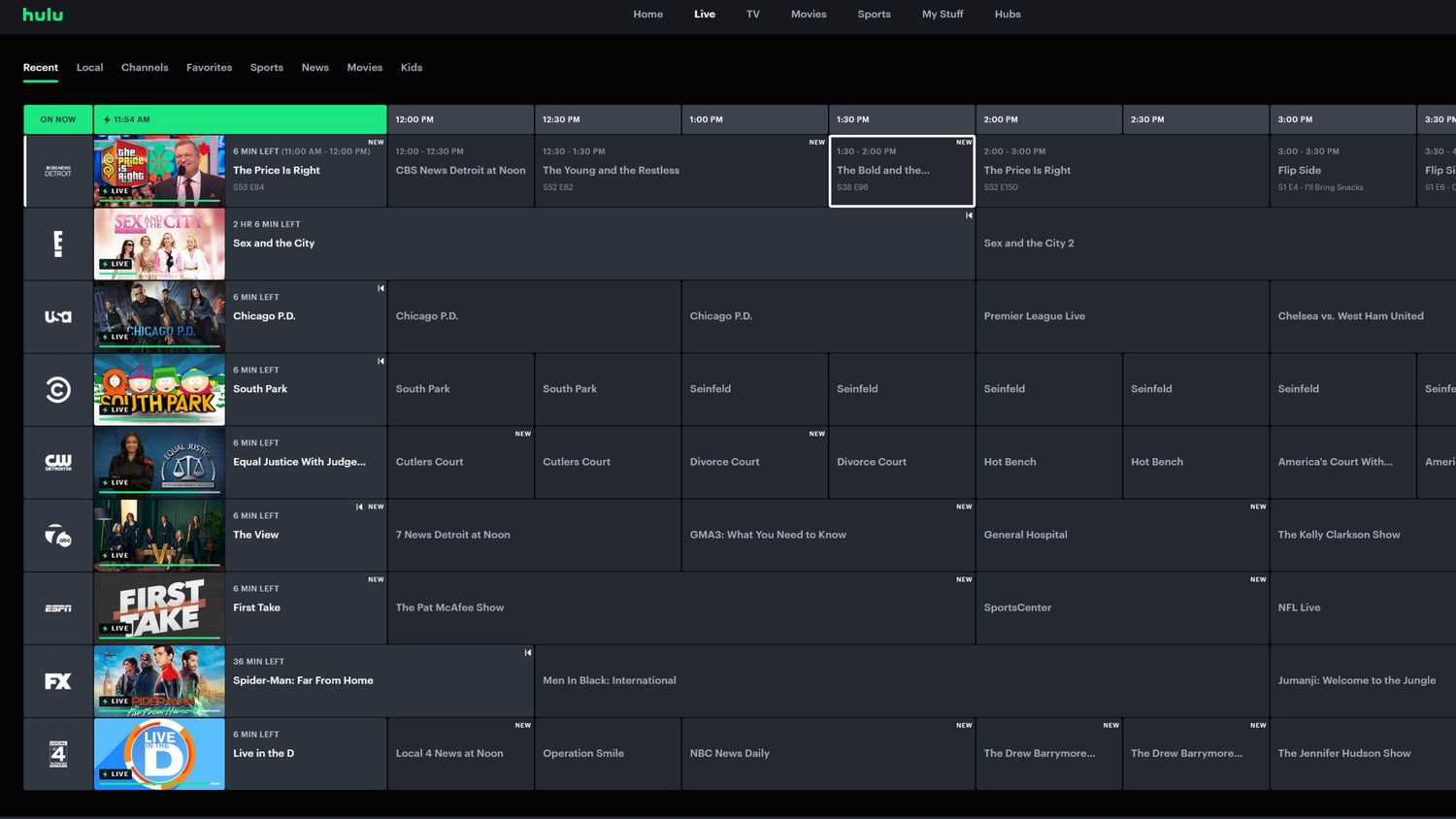 Channel Lineup Do You Get Local Channels On Hulu Hulu Plus Live Do