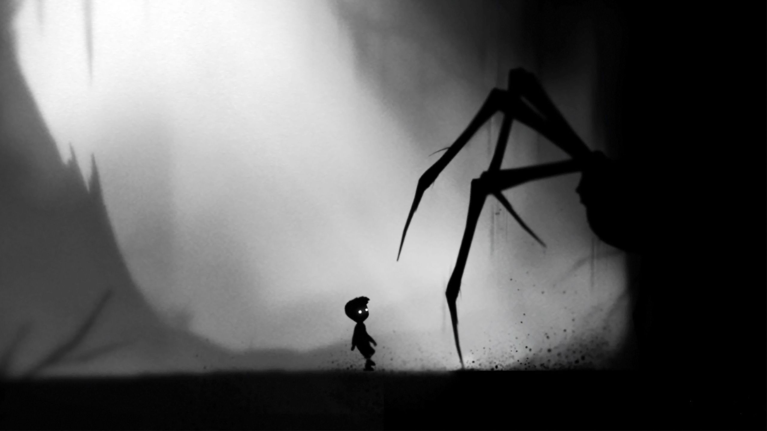 Playdead's classic physics-based adventure game, Limbo.