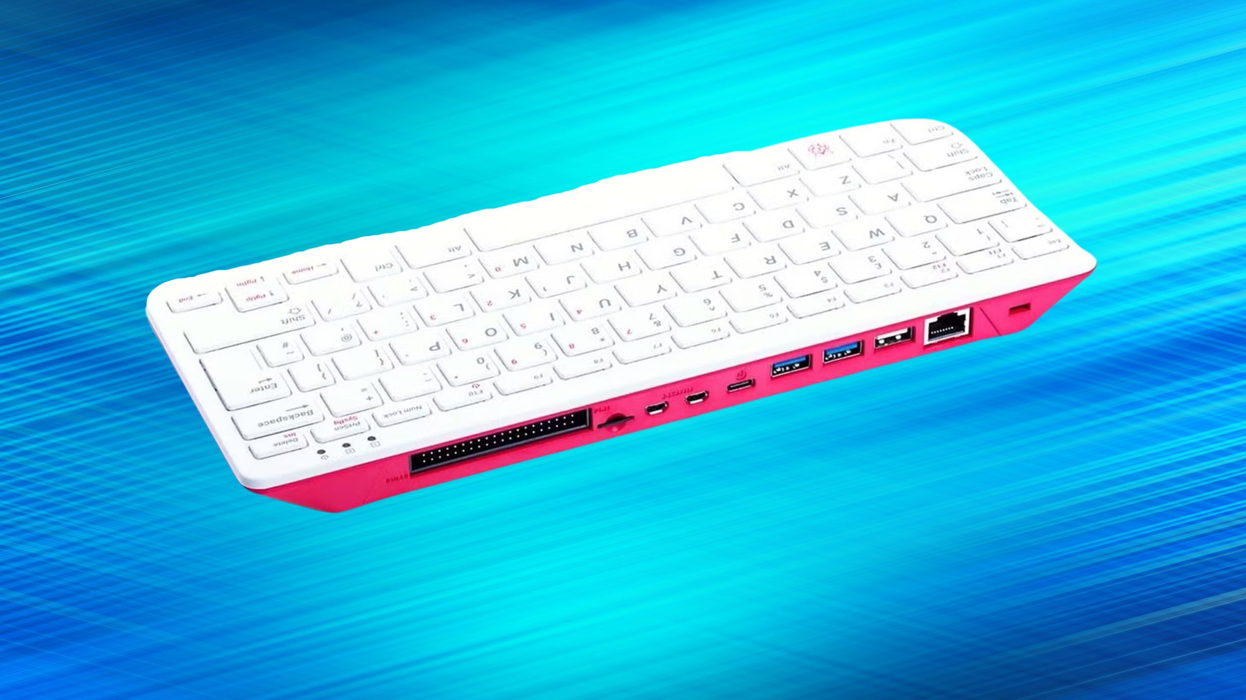 A Raspberry Pi keyboard. 