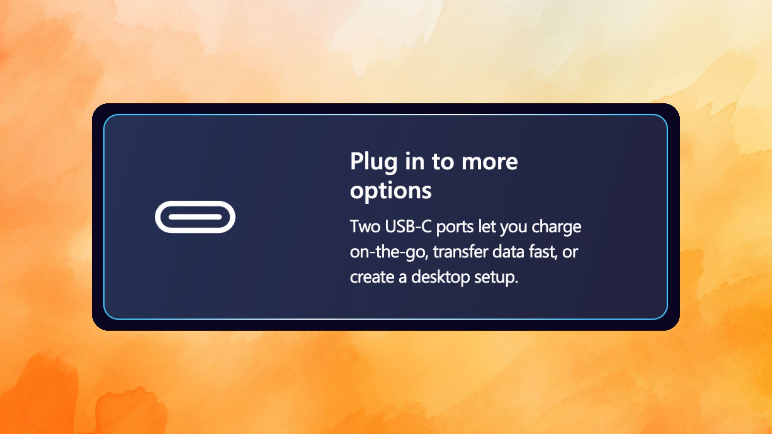 Microsoft Surface Pro 11 USB-C port graphic