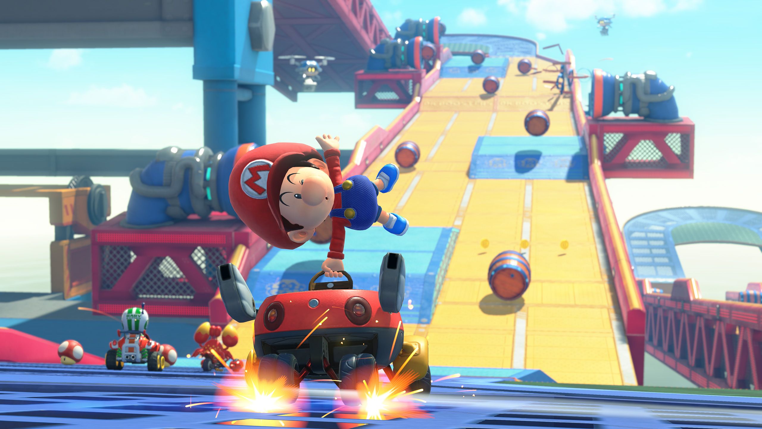 Baby Mario in Mario Kart World 