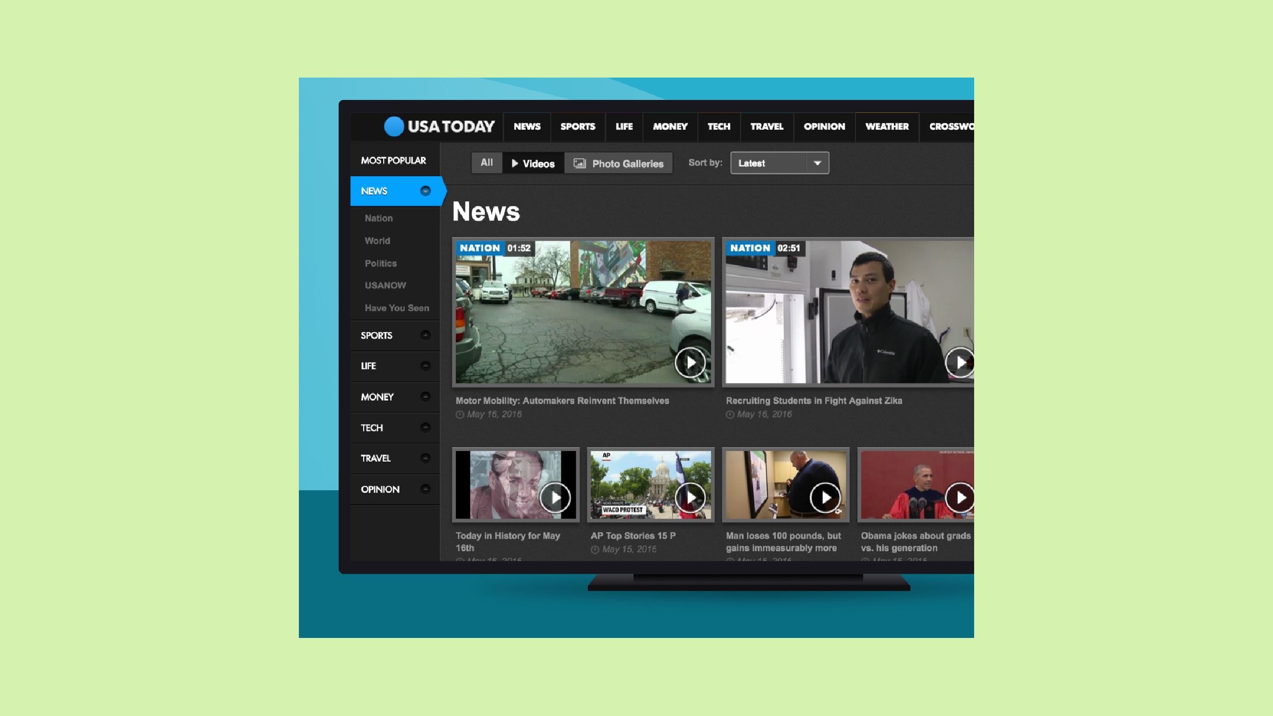Puffin TV browser screenshot. 
