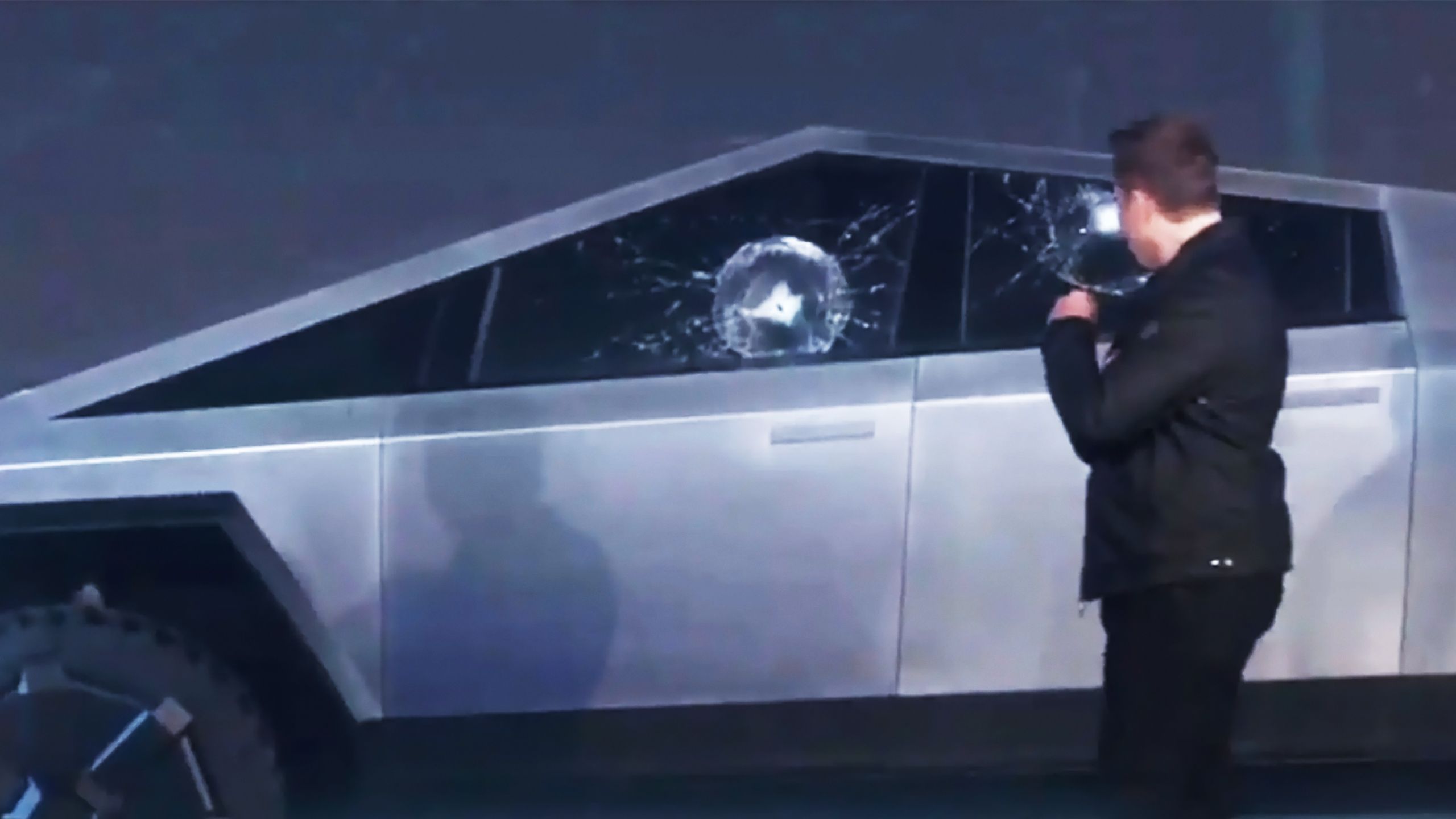 Tesla's botched demonstration of the Cybertruck's armored glass.