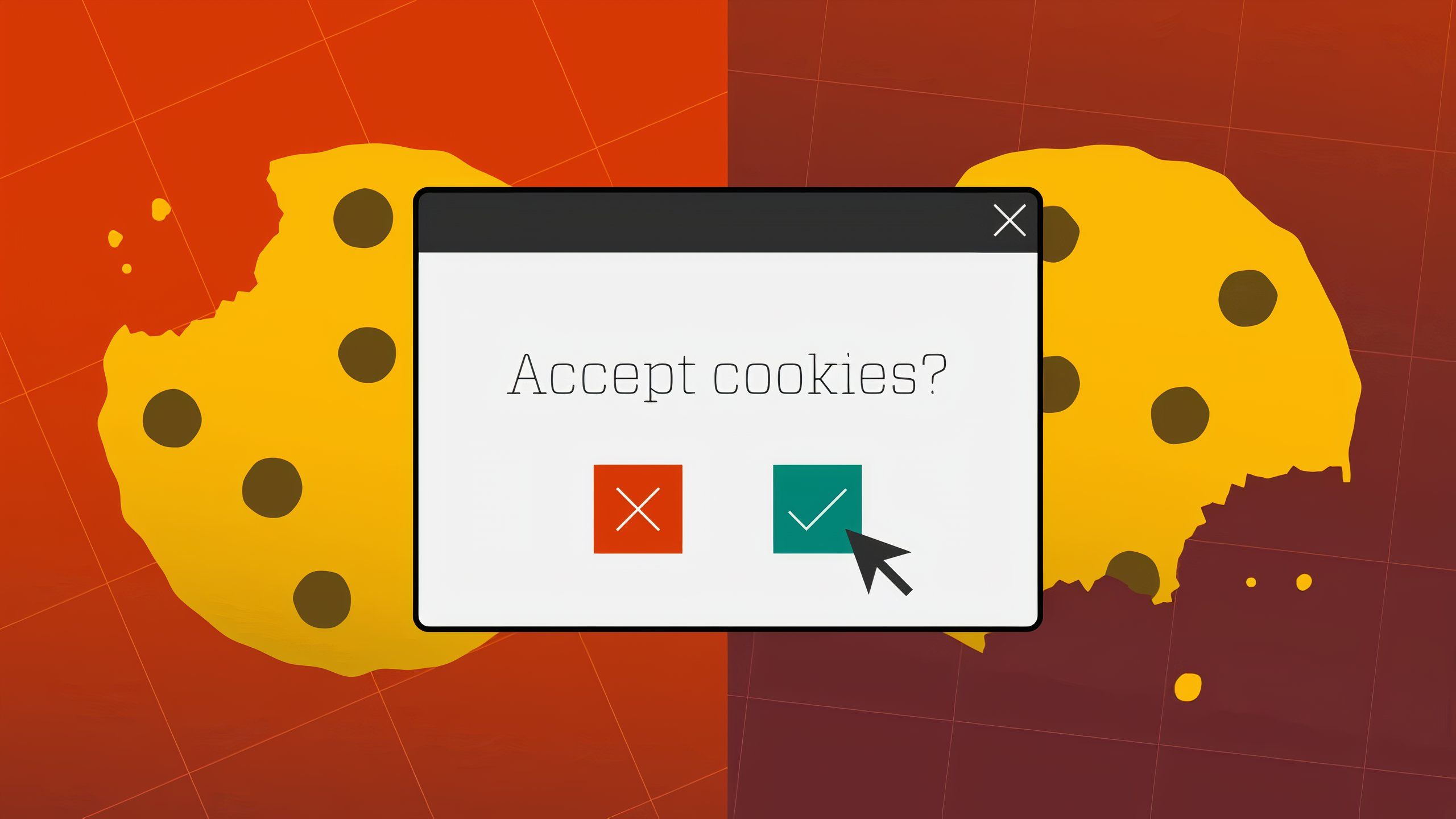 Web cookies graphic from Microsoft