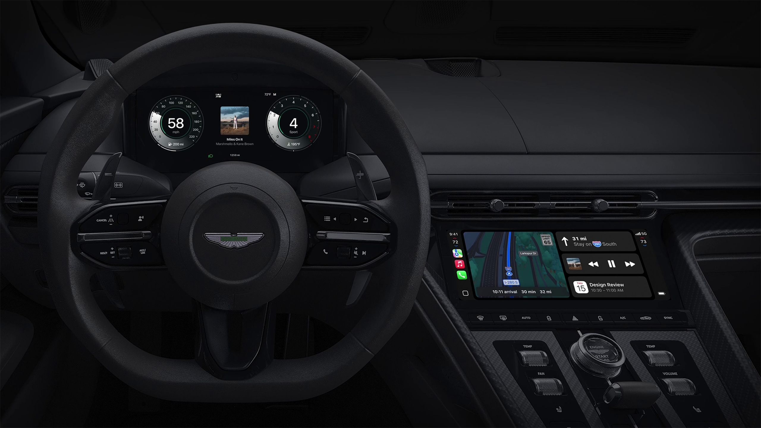 The future of CarPlay is here, if you drive a new Aston Martin