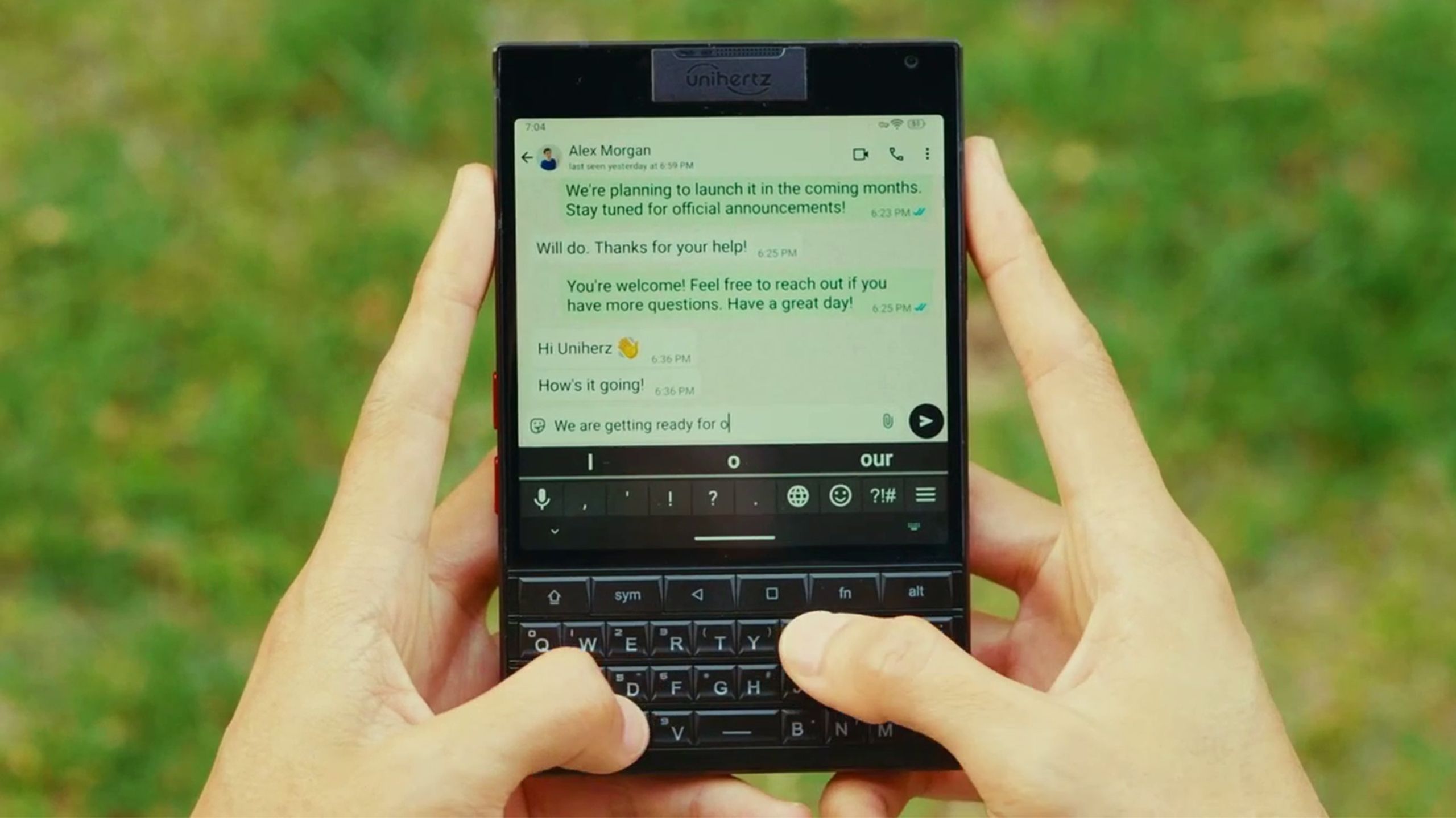 This new phone is the BlackBerry Passport throwback you didn’t know you needed