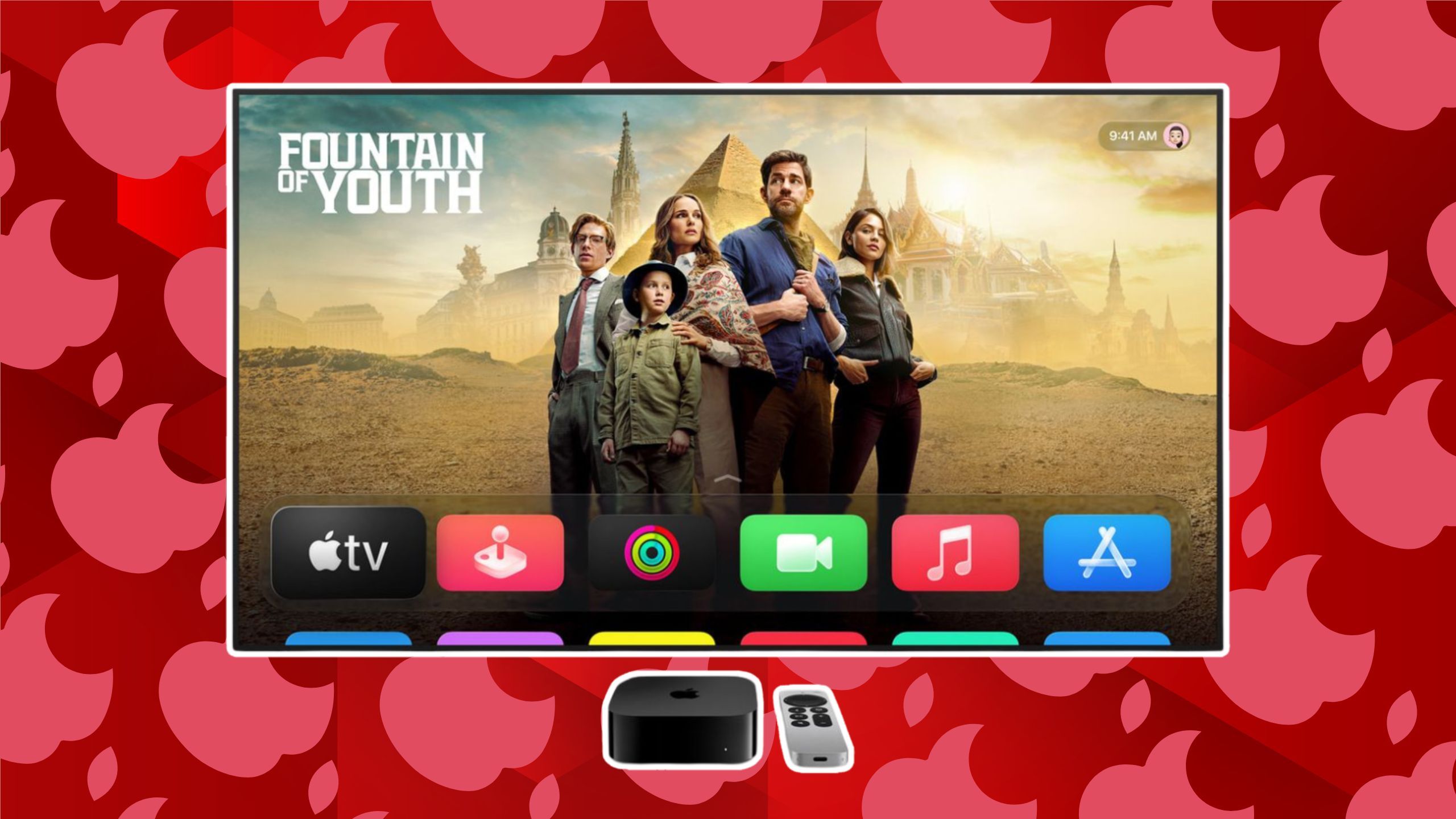 Apple tvOS 26 render. 
