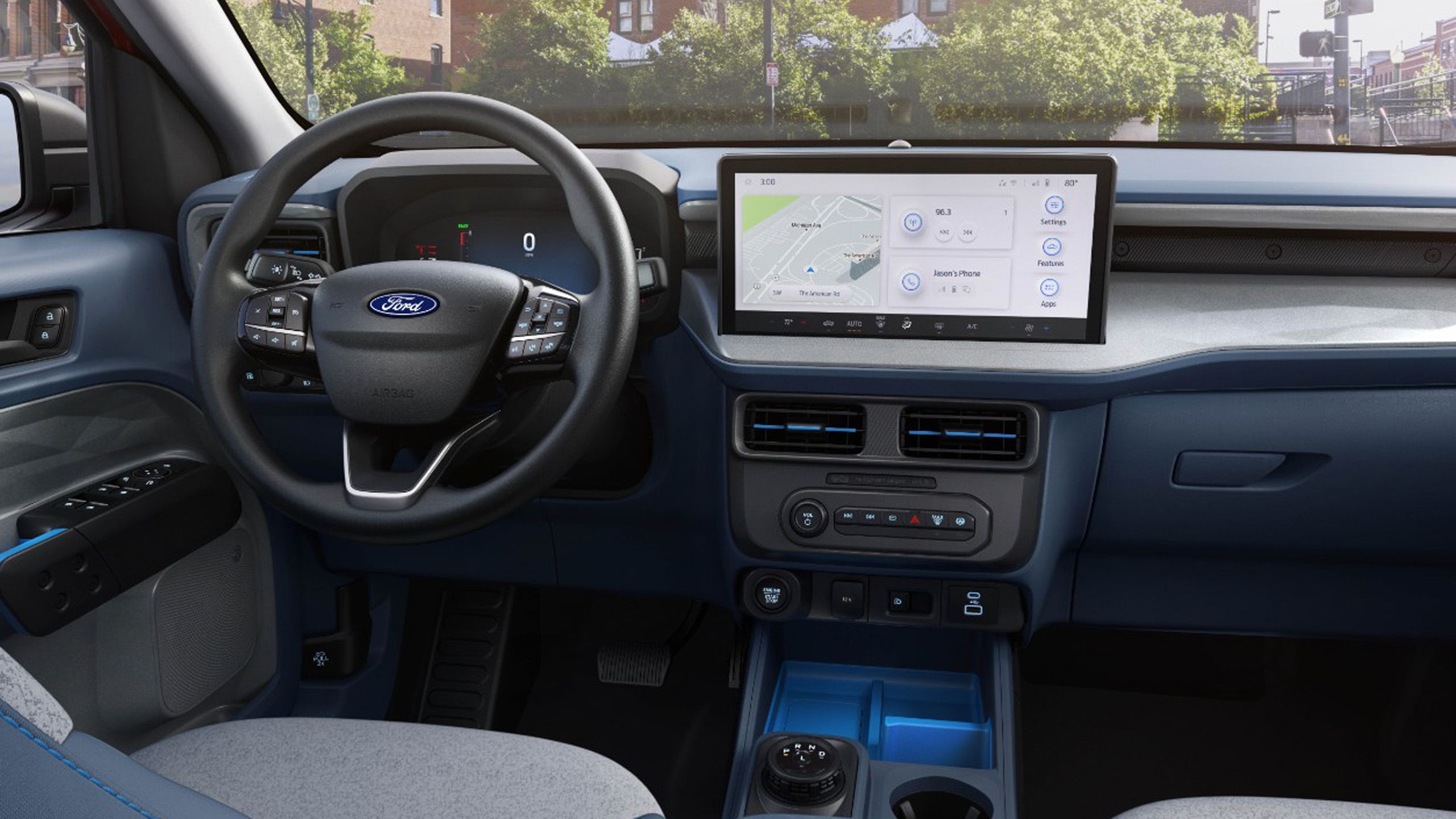 2025 Ford Maverick XLT Interior with large screen