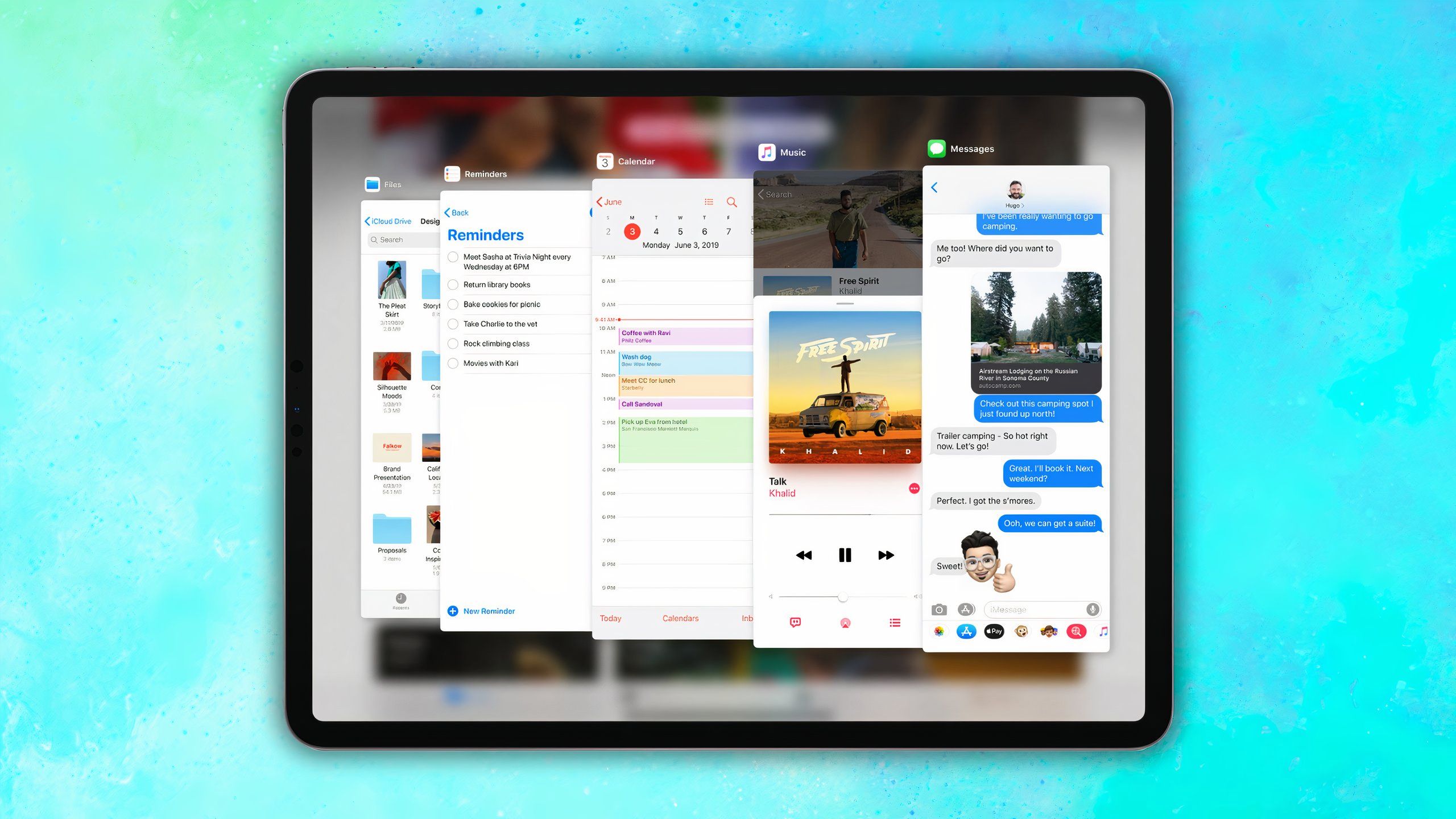 Apple iPadOS Slide Over