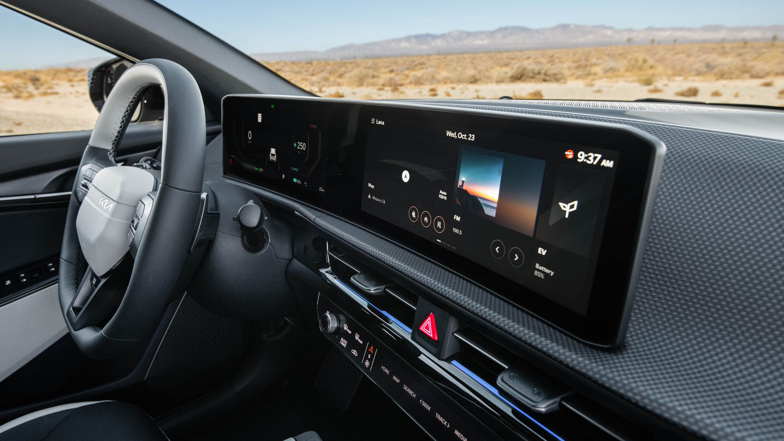 Kia EV6 screens