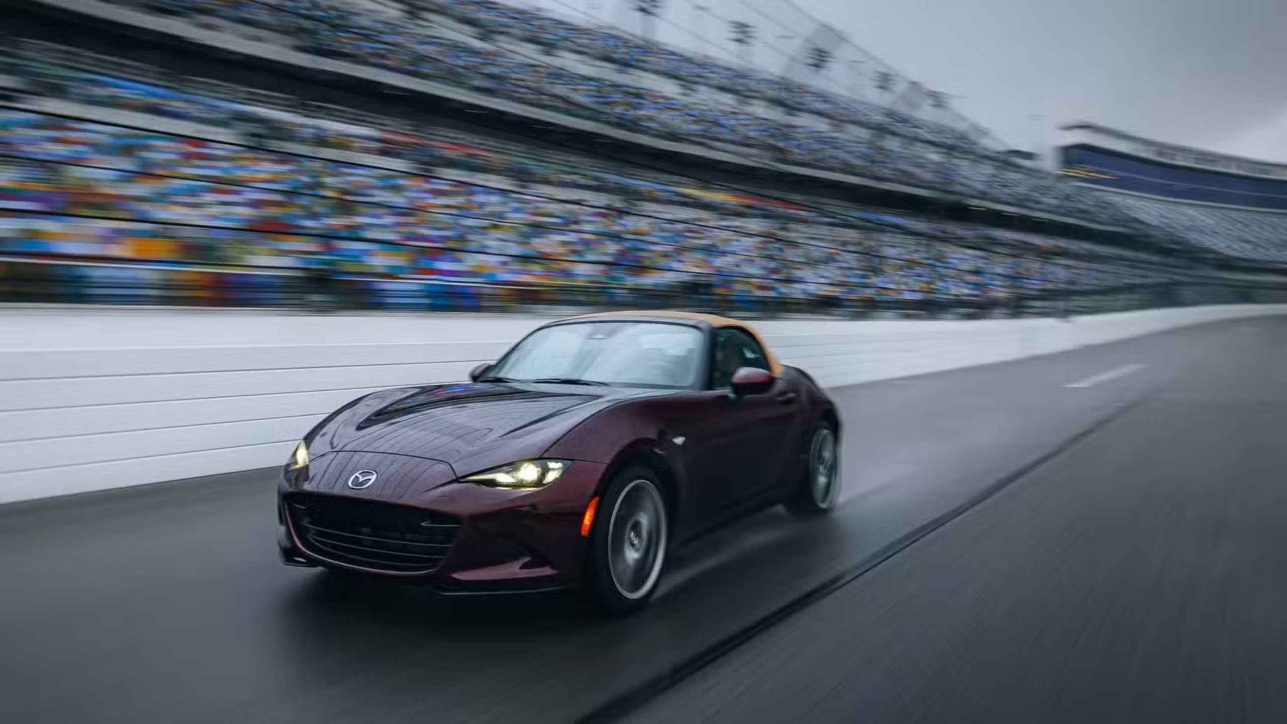 Front quarter view of the Mazda MX-5 Miata.
