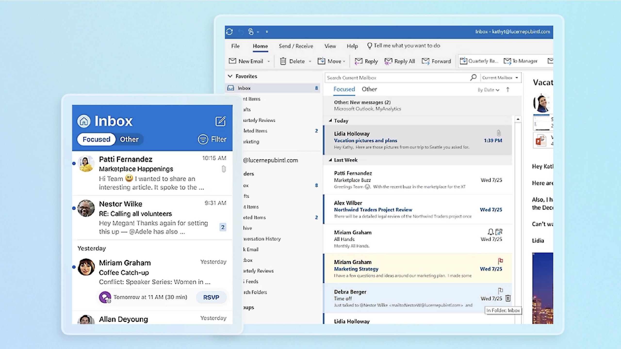 Microsoft Outlook for Business. 