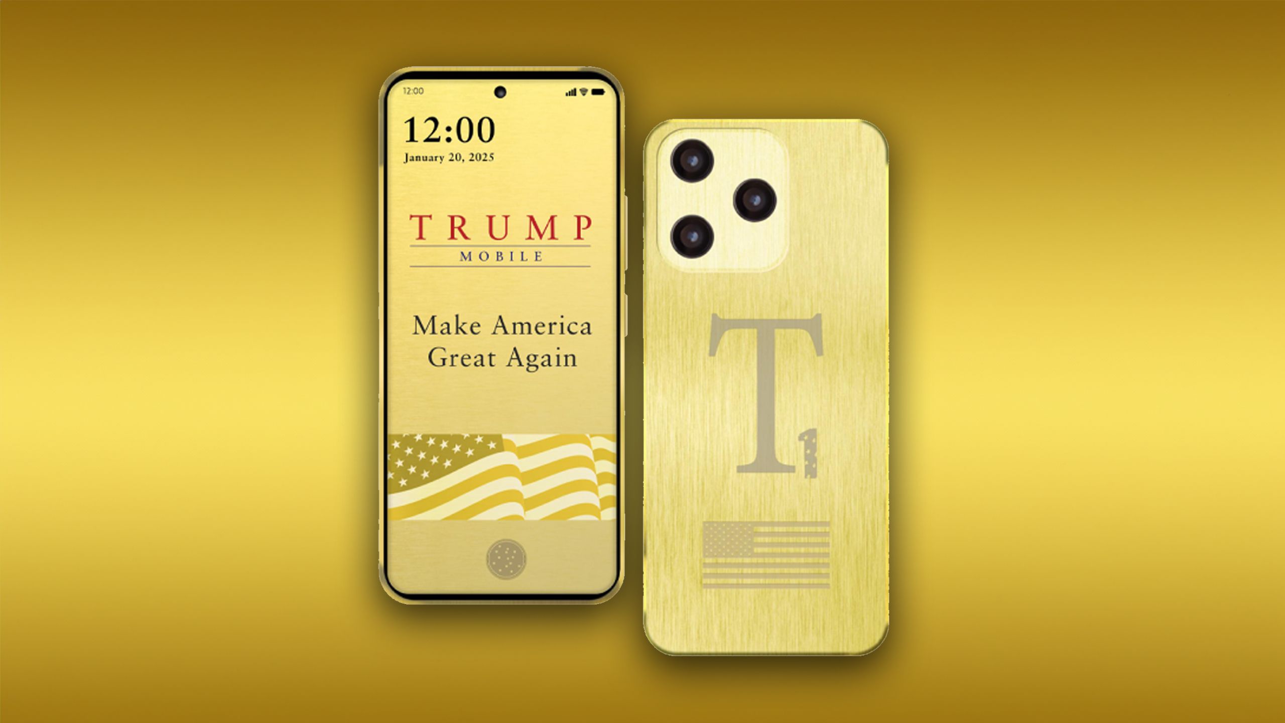 T1 phone from Trump Mobile.