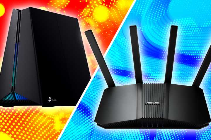 Two different Wi-Fi routers.