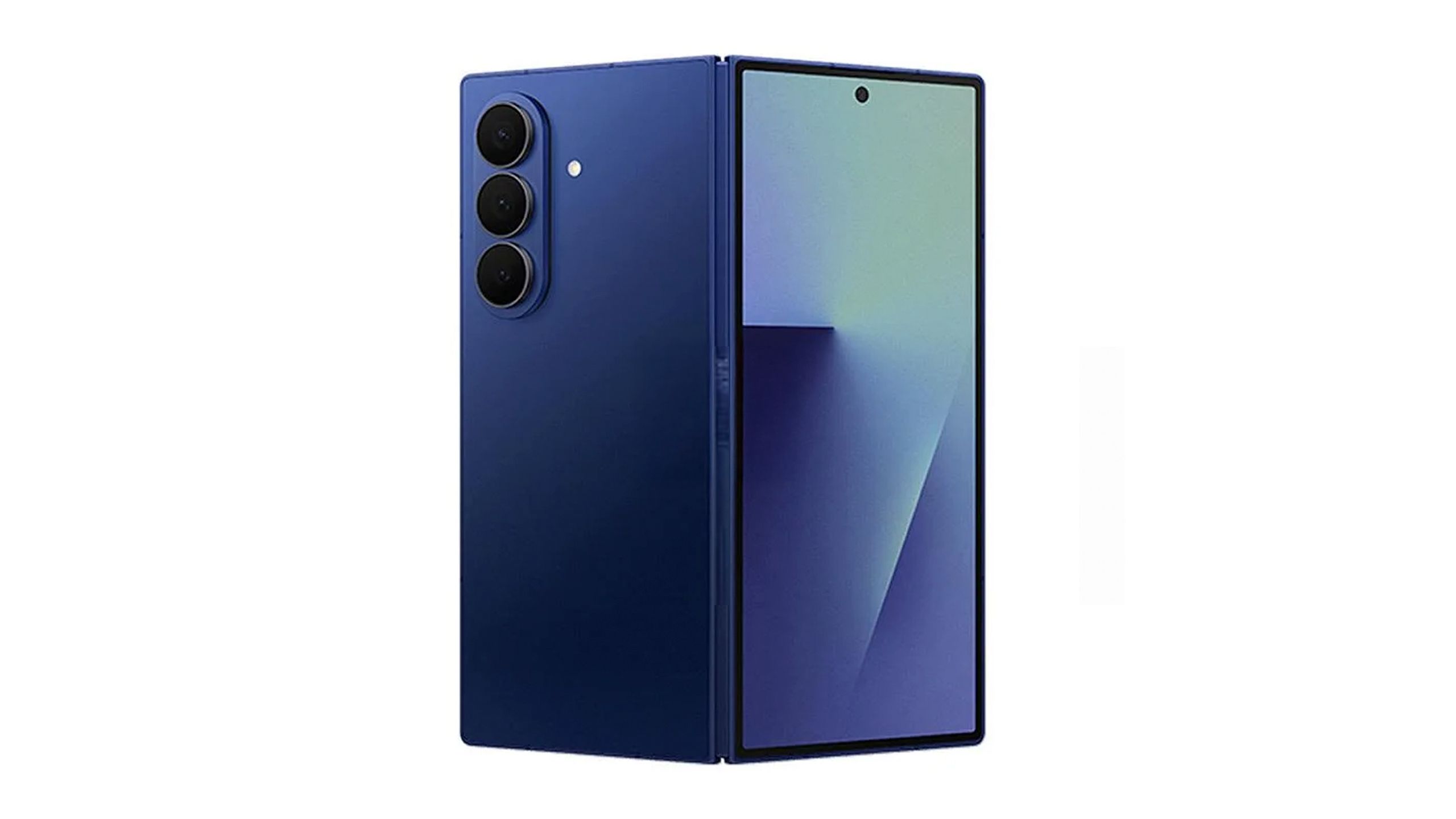 Samsung Galaxy Z Fold 7 blue color.