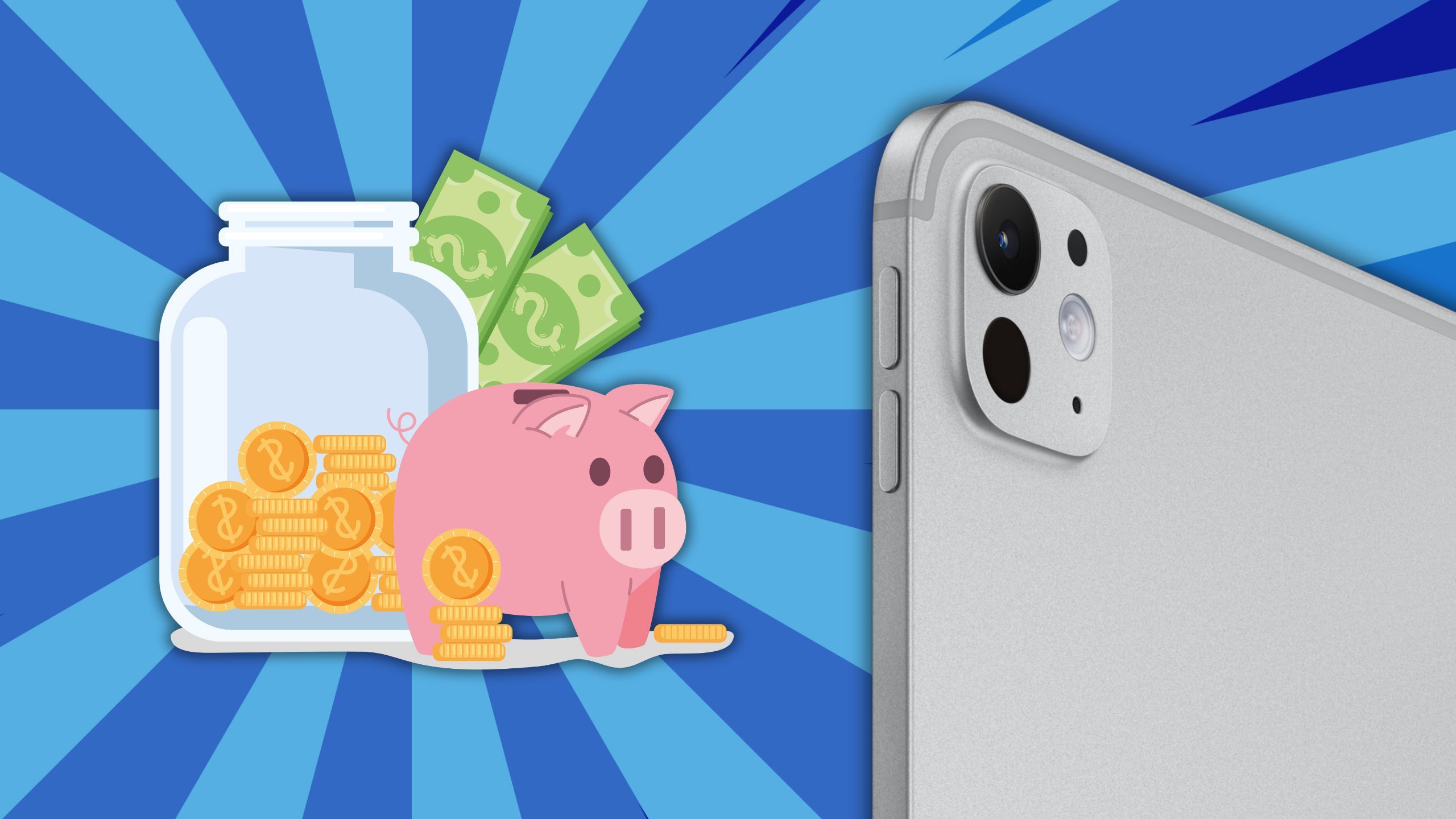 Save money with iPad hero image