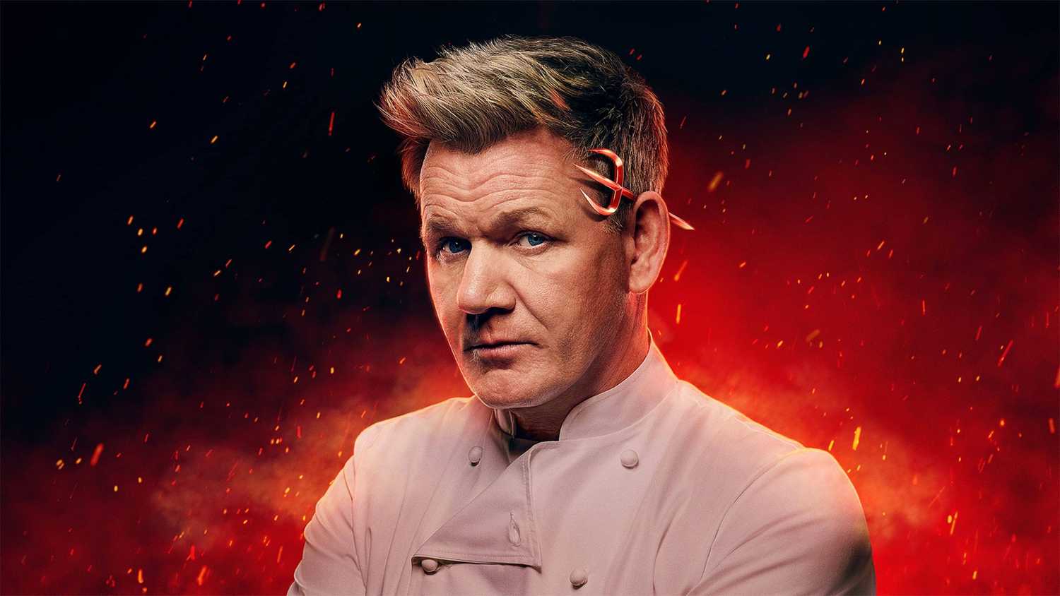 Gordon Ramsay on Hell's Kitchen promo. 