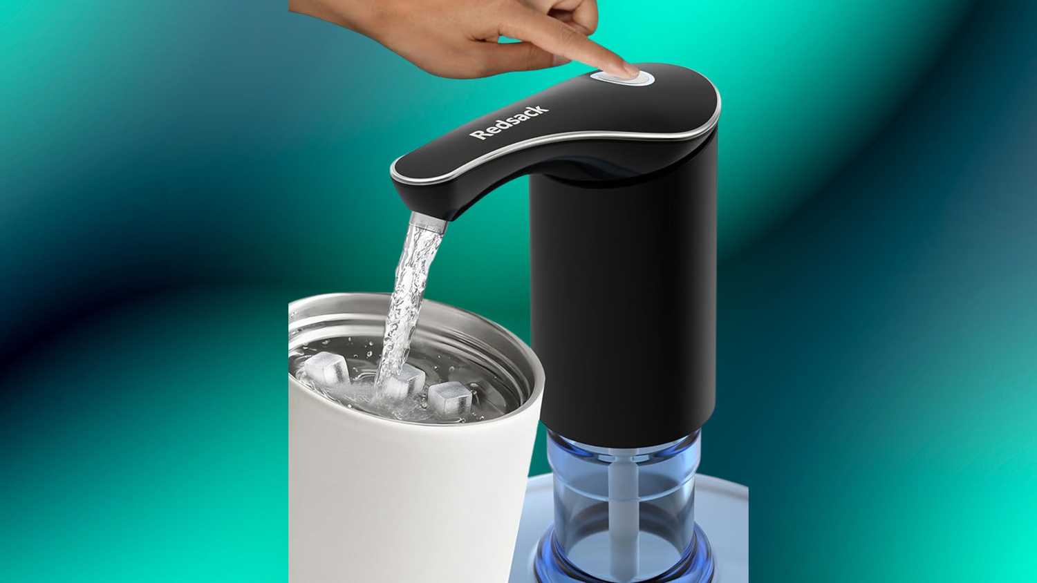 A water dispenser with USB. 