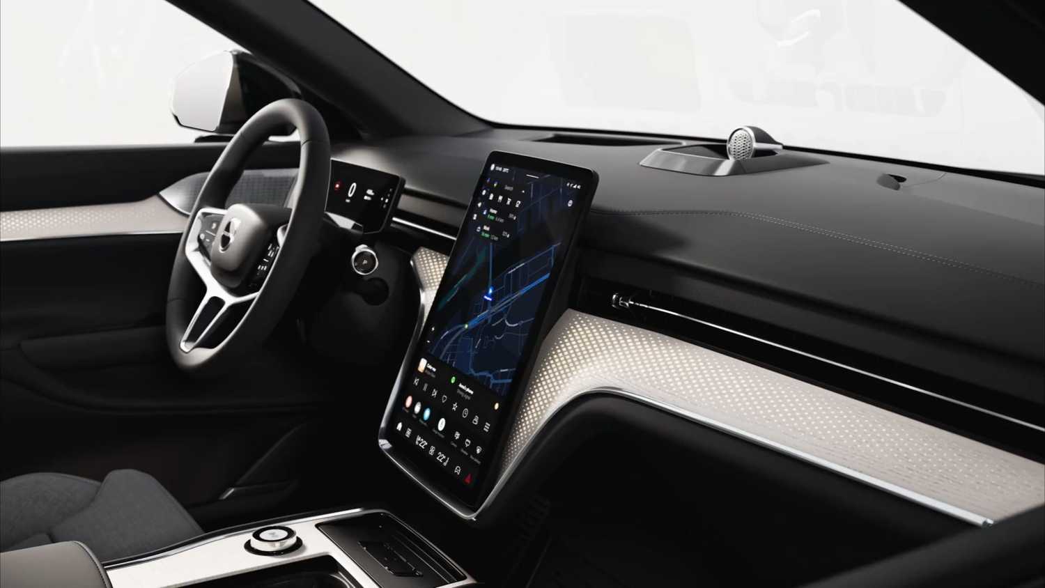 Volvo EX90 interior. 
