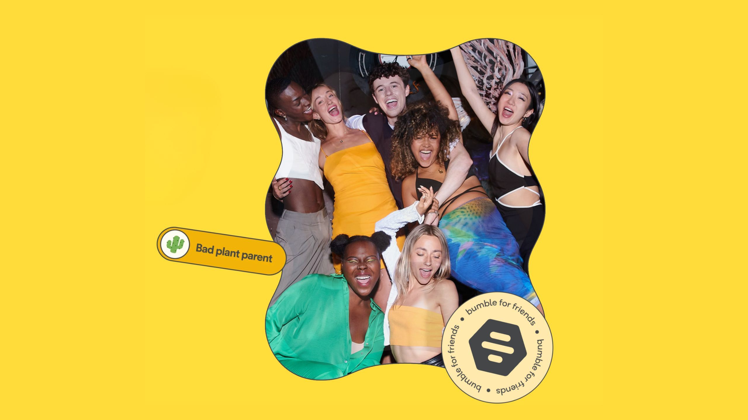 Bumble for Friends promo. 