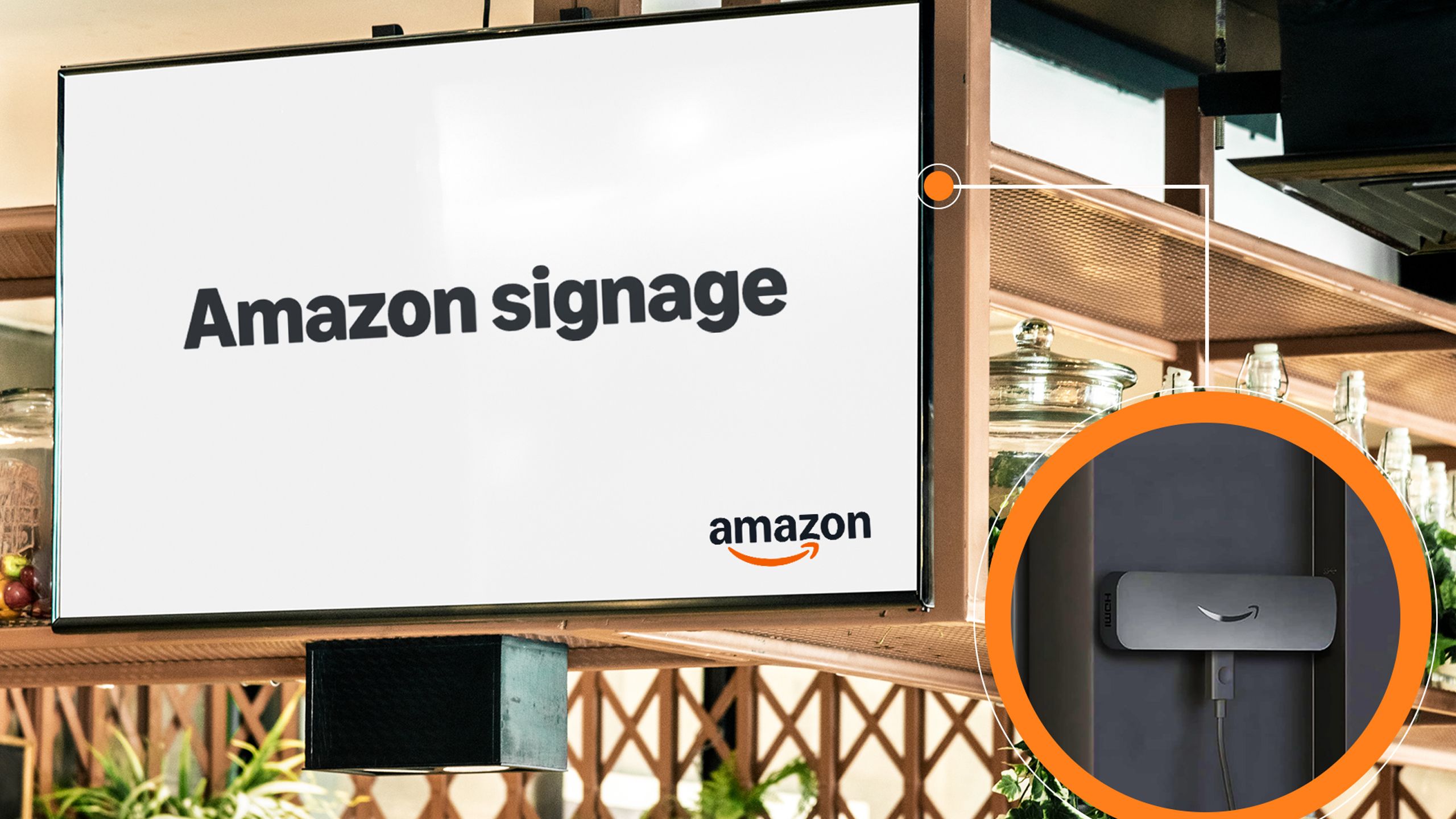Amazon Signage Stick.
