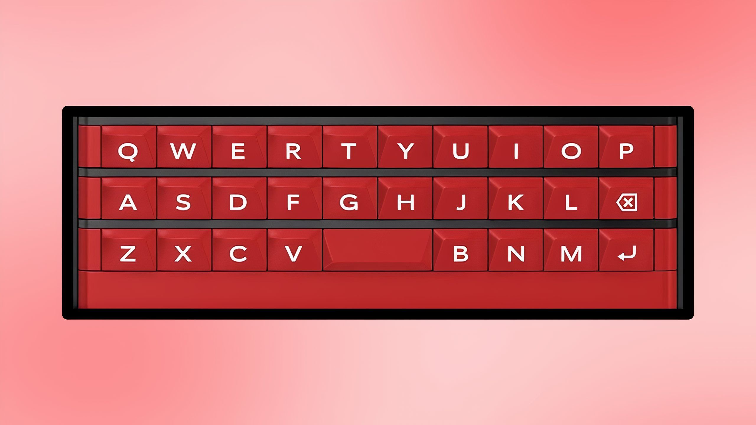 BlackBerry Passport 3-row keyboard