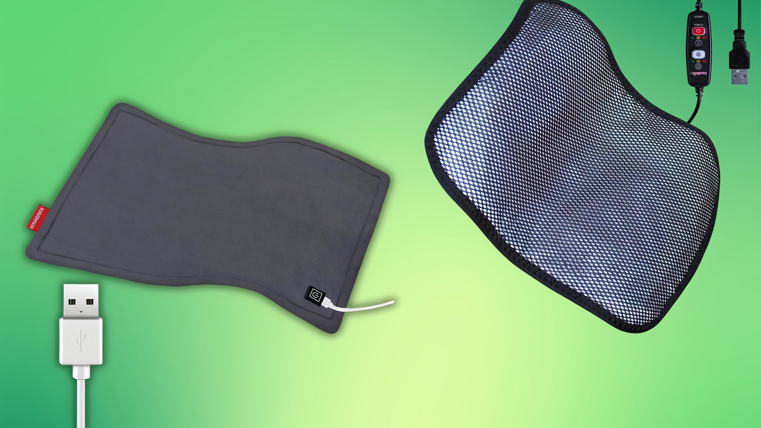USB heating pads