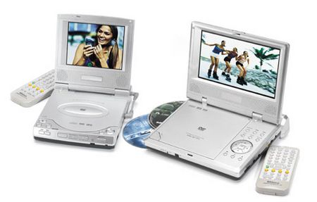 Shinco 7in portable DVD player