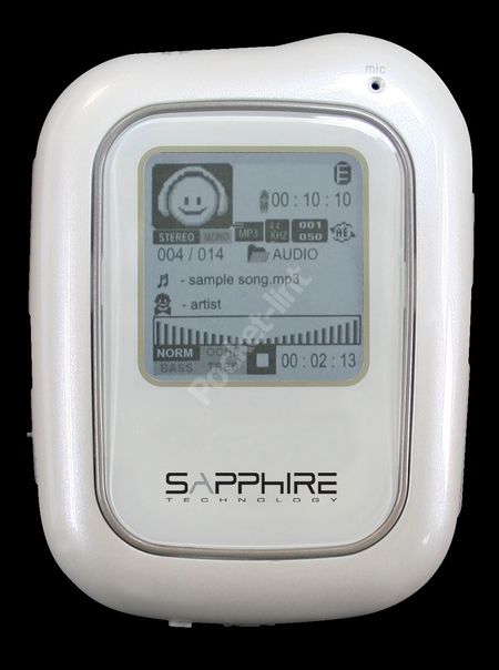 sapphire ivory digital audio player image 1