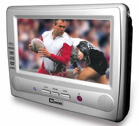 mustek pl8c70 portable dvd player and pl8d70 portable lcd monitor image 1