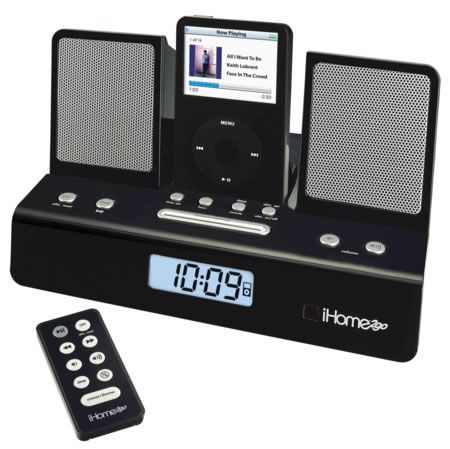 ihome2go ipod speaker alarm clock image 1